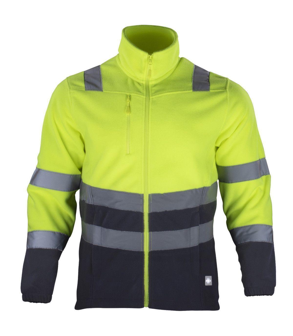Micropolar Alta Visibilidad Bicolor Clase 2 Reflectante Hombre-2