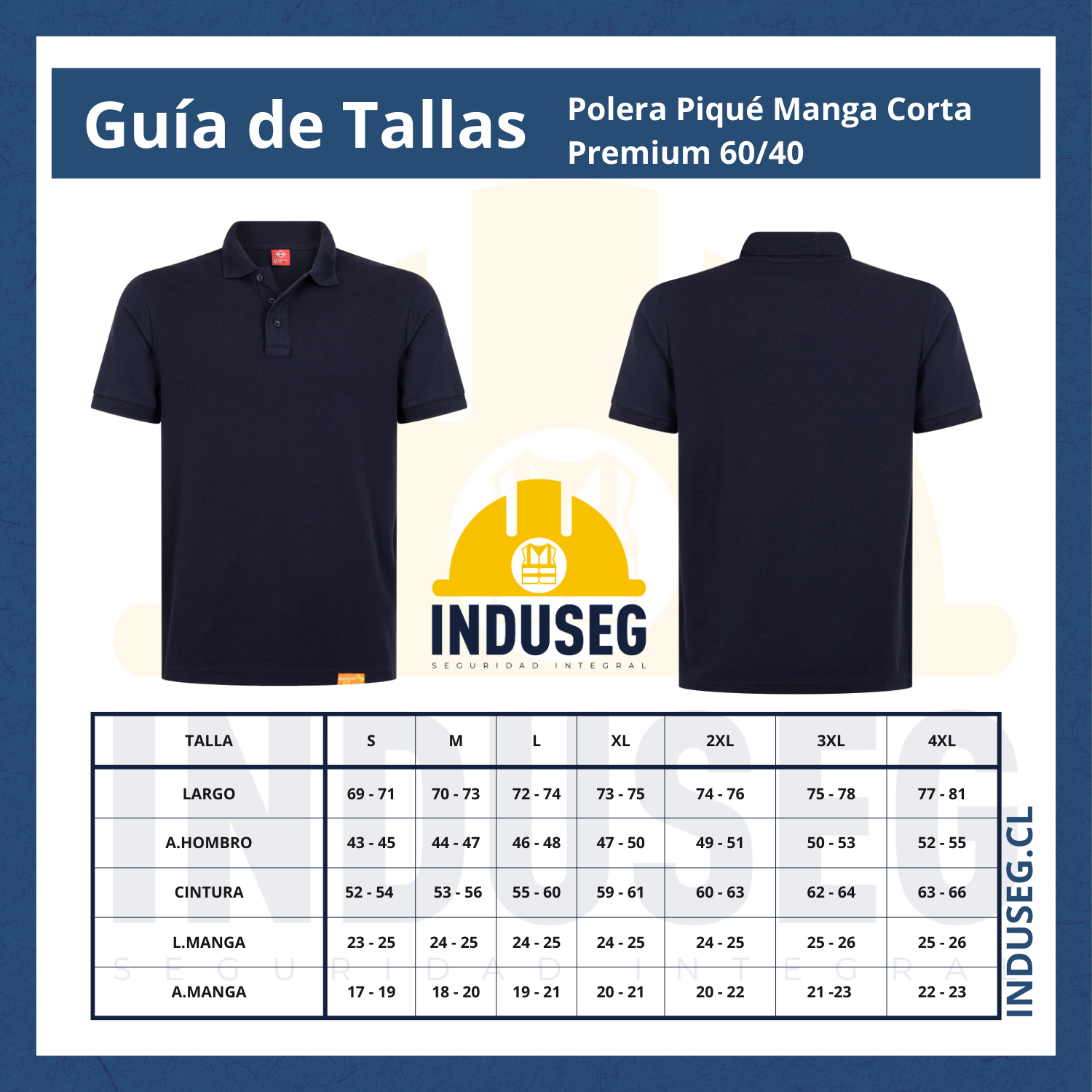 Polera Piqué Manga Corta Premium 60/40 Ideal Para Bordar-5