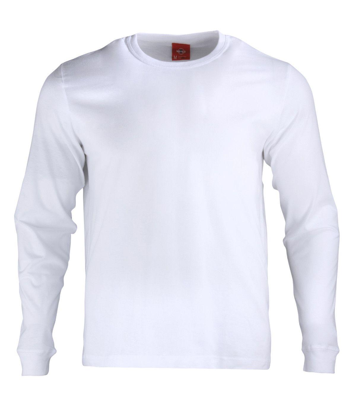 Polera 100% Algodón Manga Larga Hombre-0