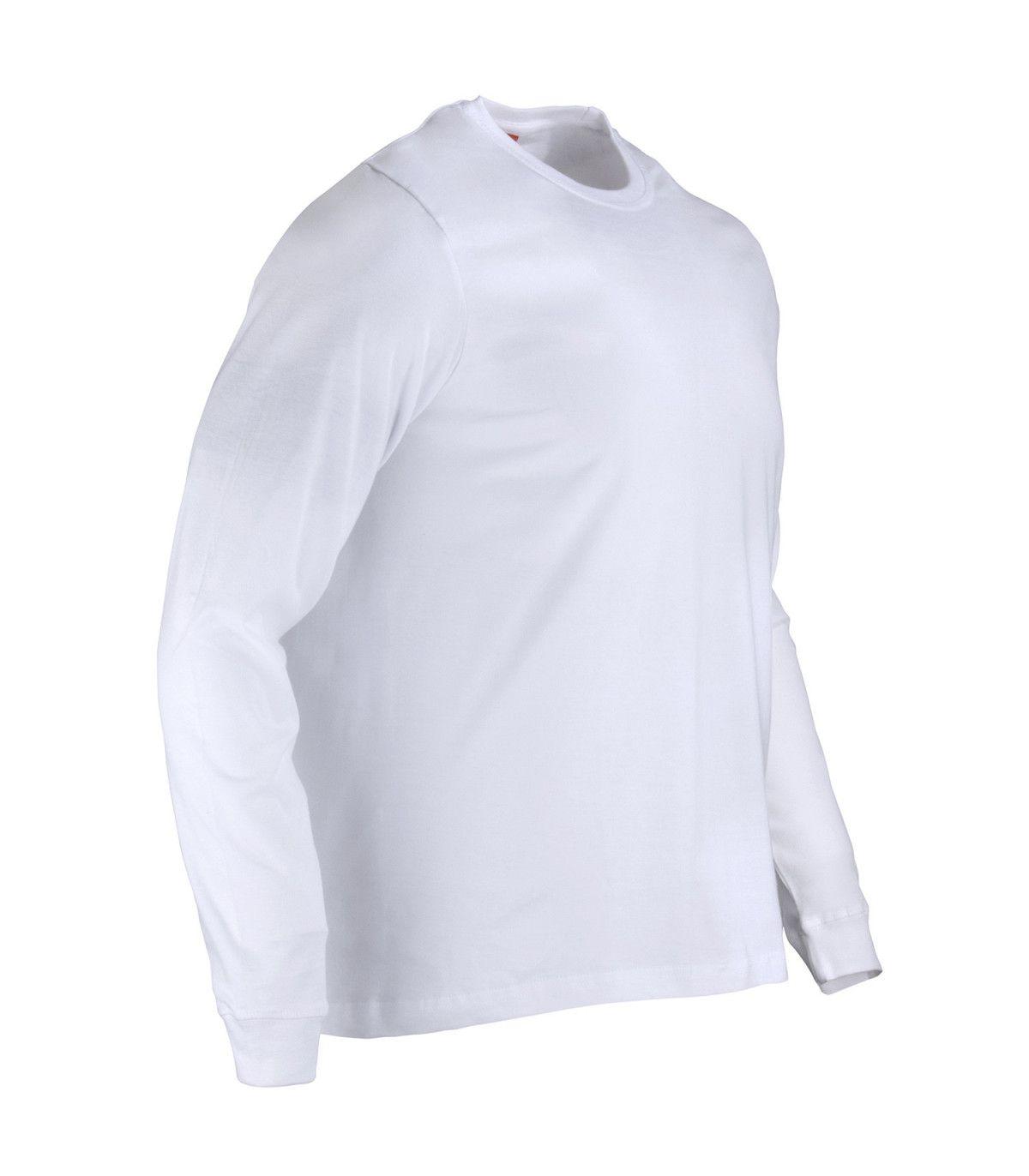 Polera 100% Algodón Manga Larga Hombre-1