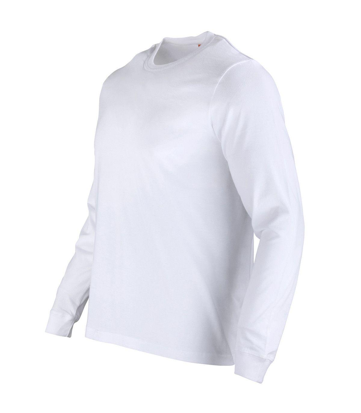 Polera 100% Algodón Manga Larga Hombre-2