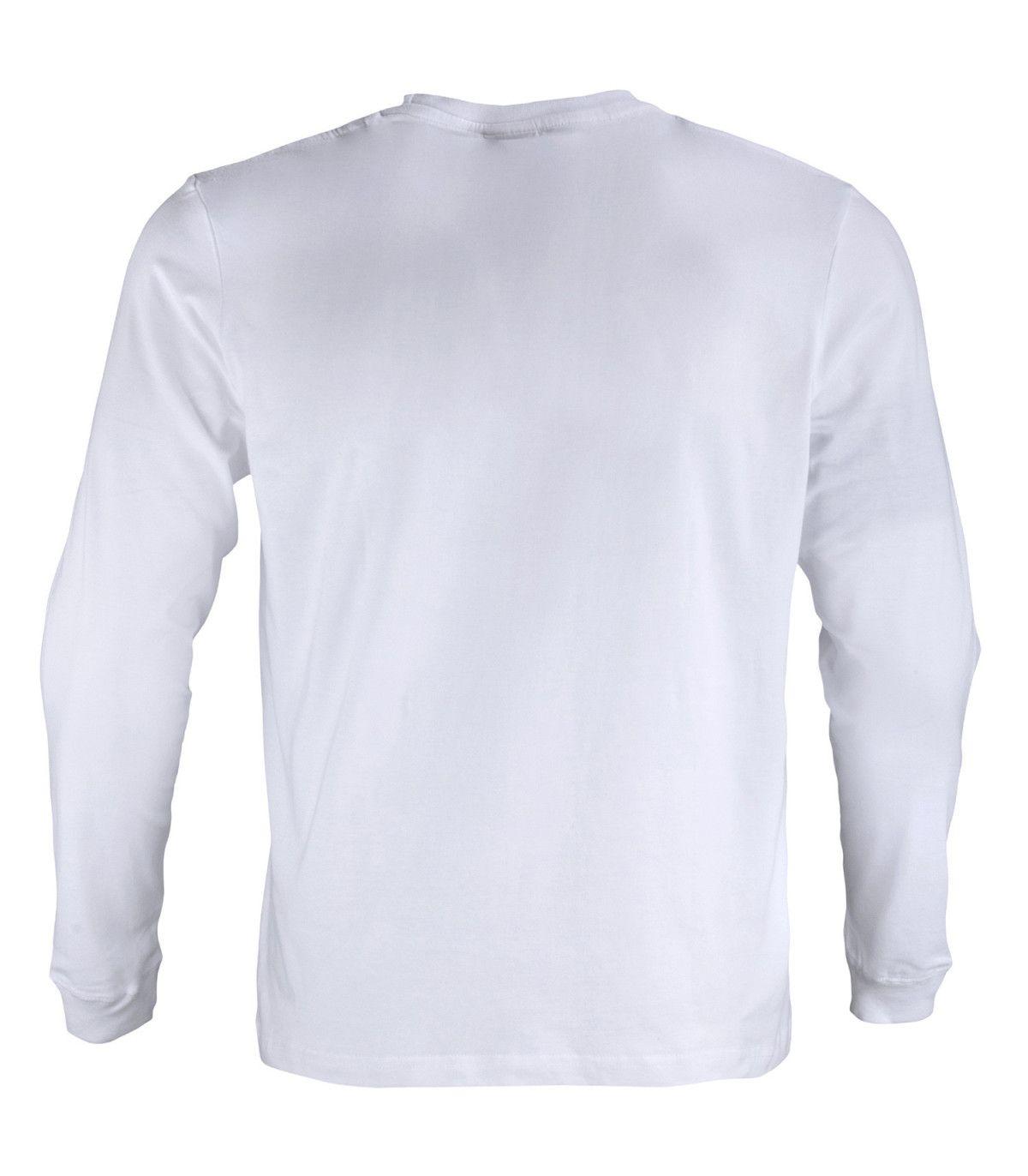 Polera 100% Algodón Manga Larga Hombre-3