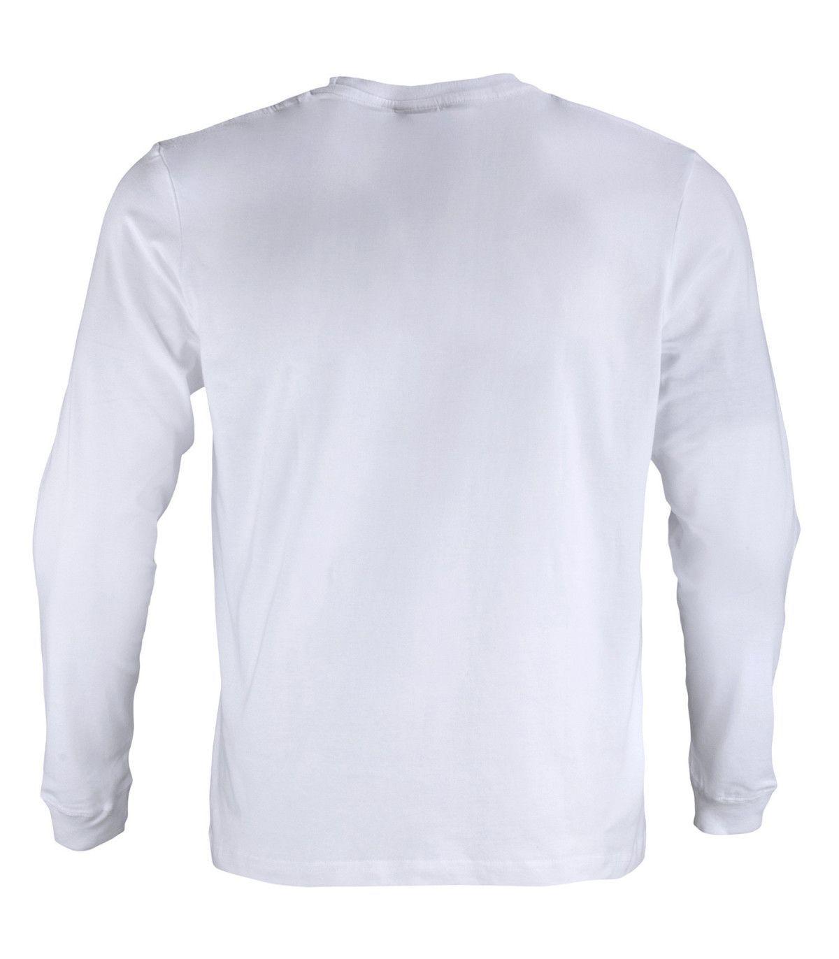 Polera Algodón Manga Larga Cuello Redondo UV Antipilling-4