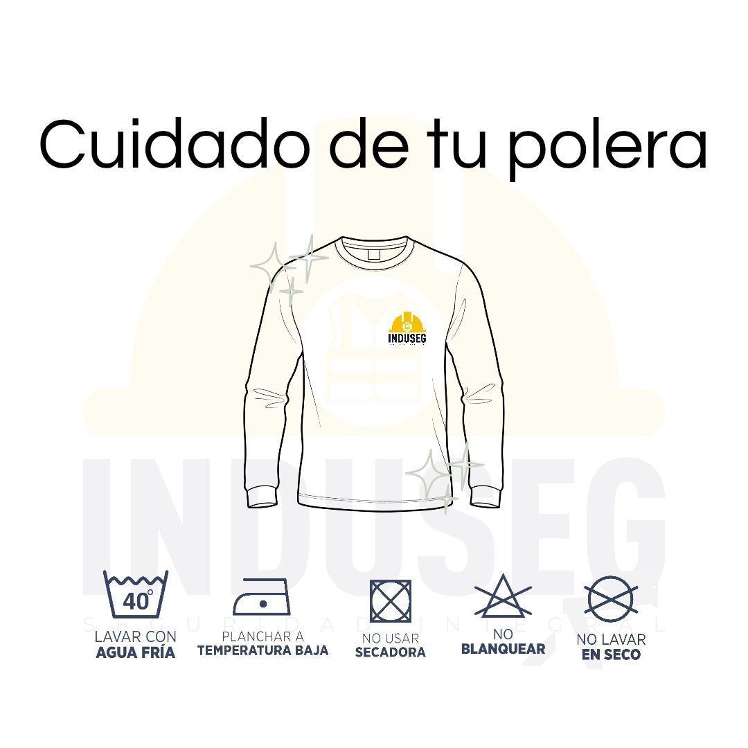 Polera Algodón Manga Larga Cuello Redondo UV Antipilling-5