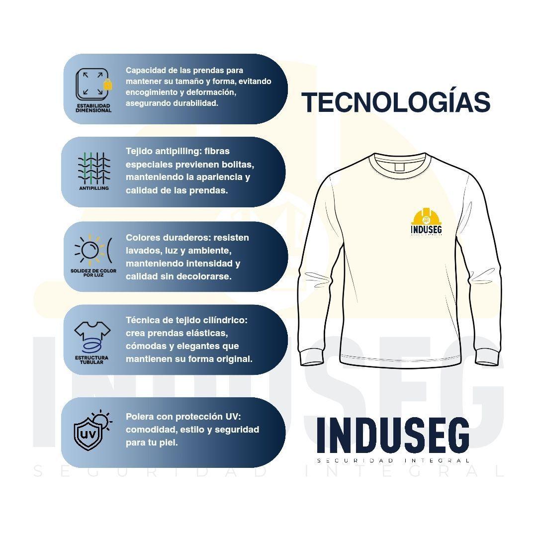 Polera Algodón Manga Larga Cuello Redondo UV Antipilling-6