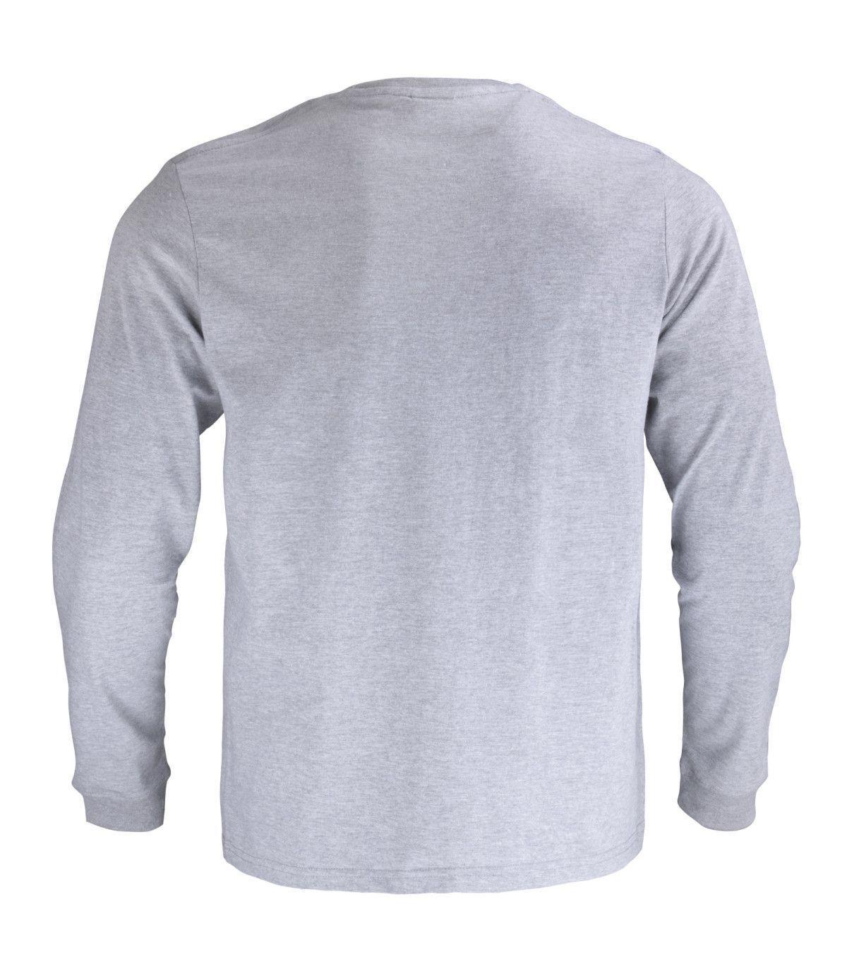 Polera Algodón Manga Larga Cuello Redondo UV Antipilling-4