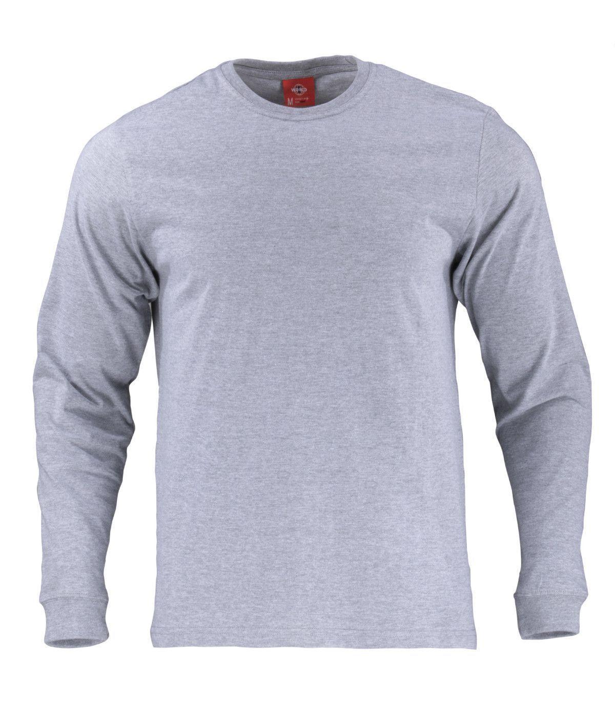 Polera Algodón Manga Larga Cuello Redondo UV Antipilling-2