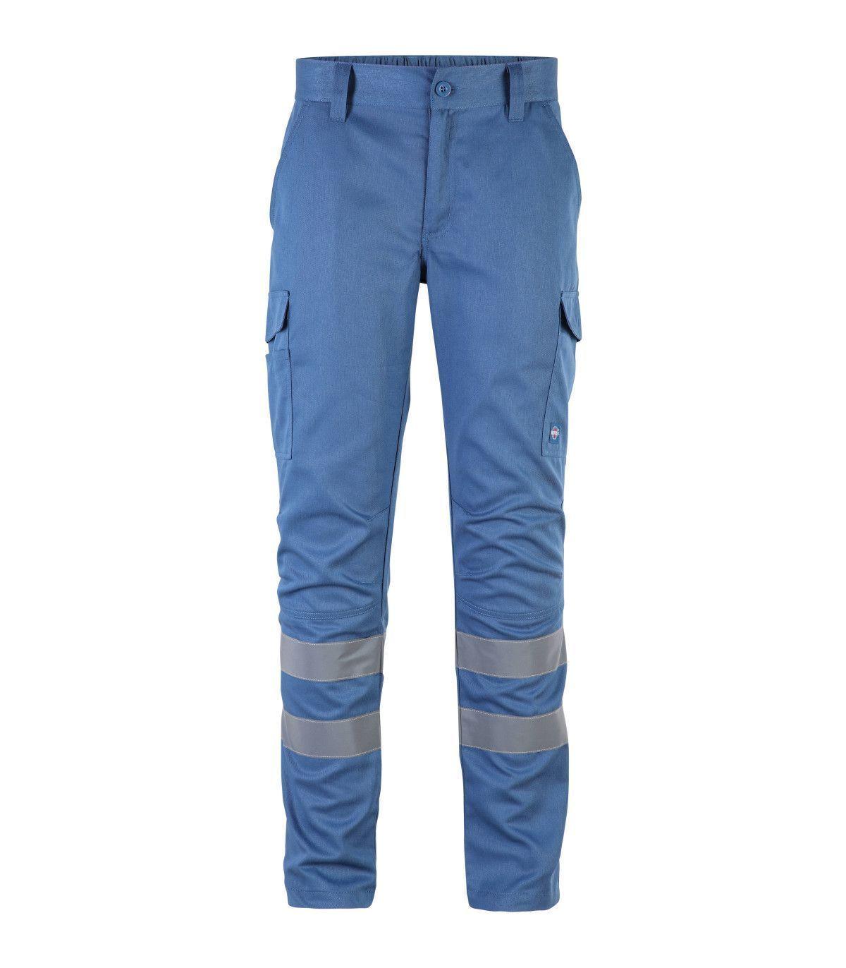 Pantalón Cargo Gabardina Con Cinta Reflectante Hombre-2