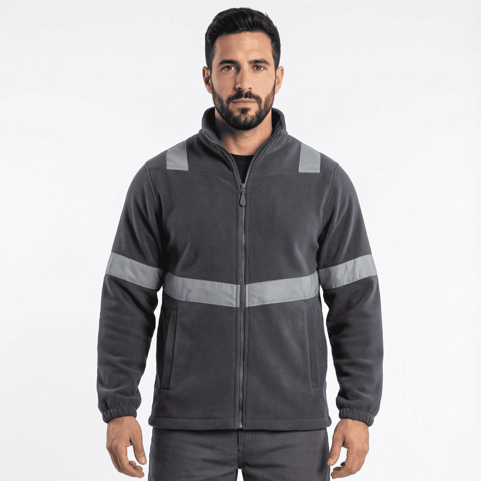 Micropolar Reflectante Hombre Térmico Alta Visibilidad Trabajo-0