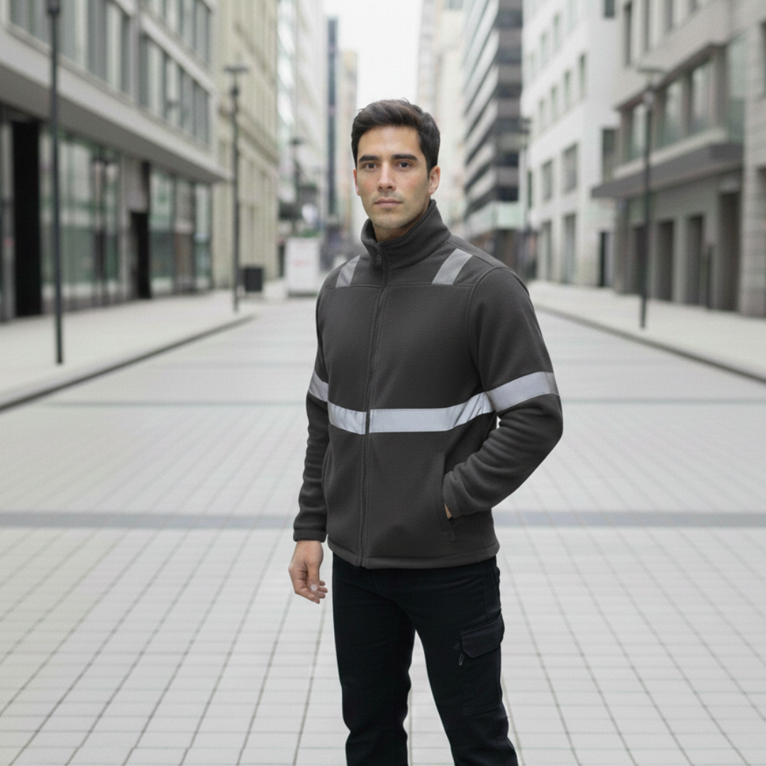 Micropolar Reflectante Hombre Térmico Alta Visibilidad Trabajo-2