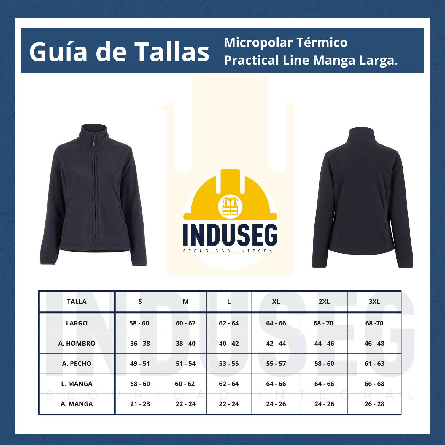 Micropolar Térmico Mujer Practical Line Trabajo Invierno-5