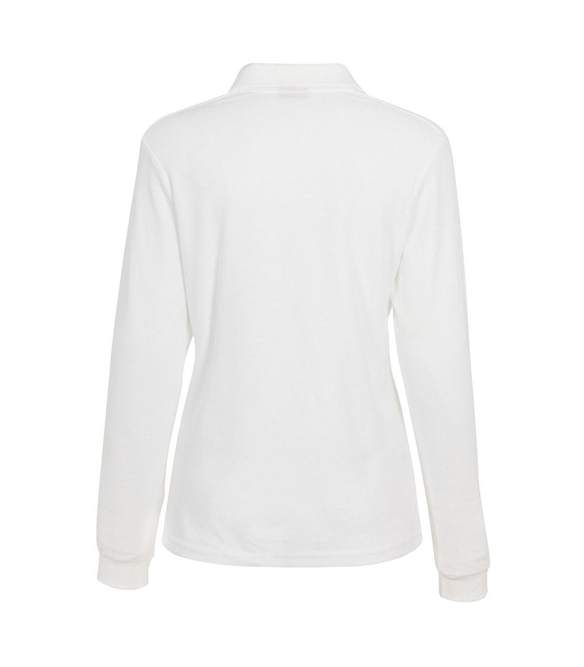 Polera Polo 60% Algodón Manga Larga Mujer-3