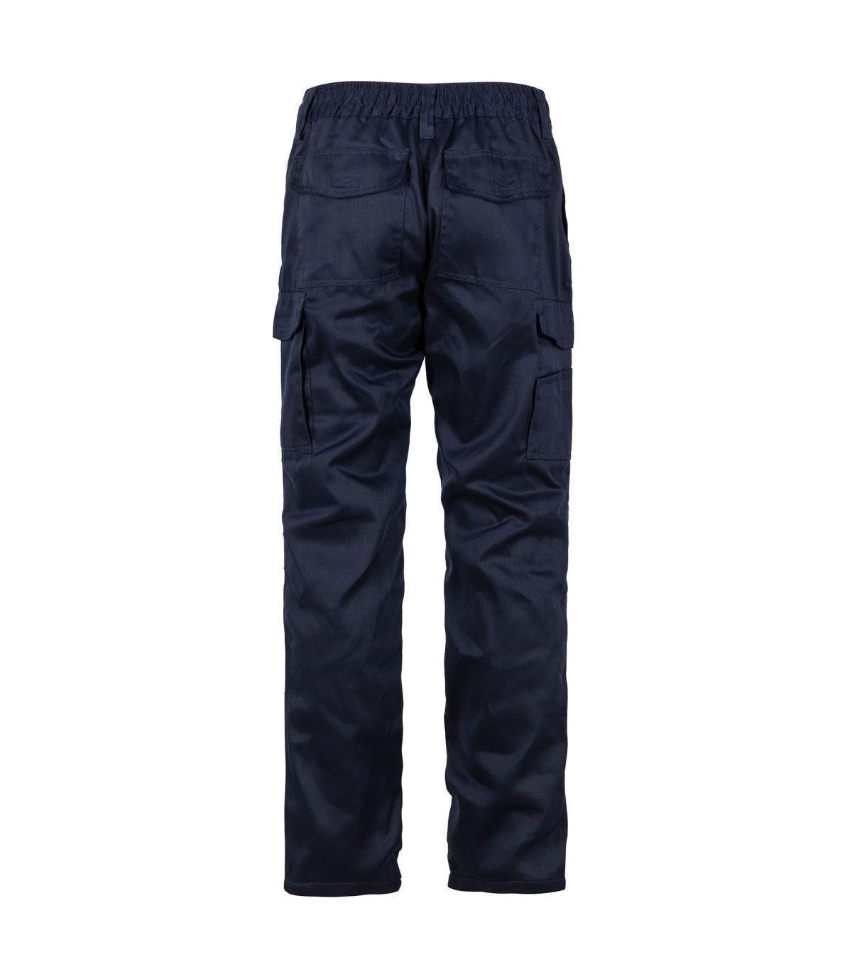 Pantalón Cargo Térmico Hombre Gabardina Forro Polar Trabajo-3