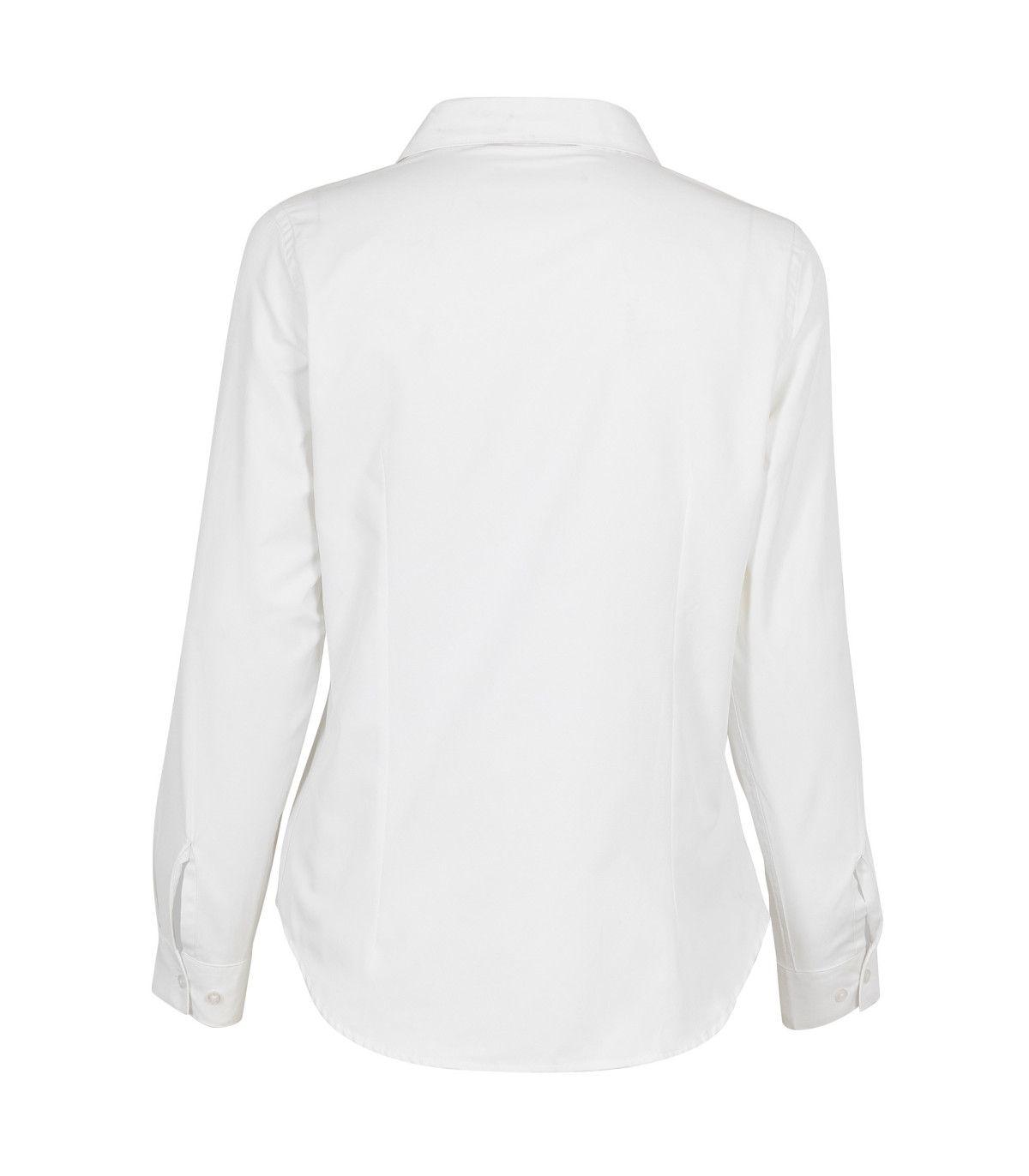 Blusa Oxford Light Manga Larga Mujer-3