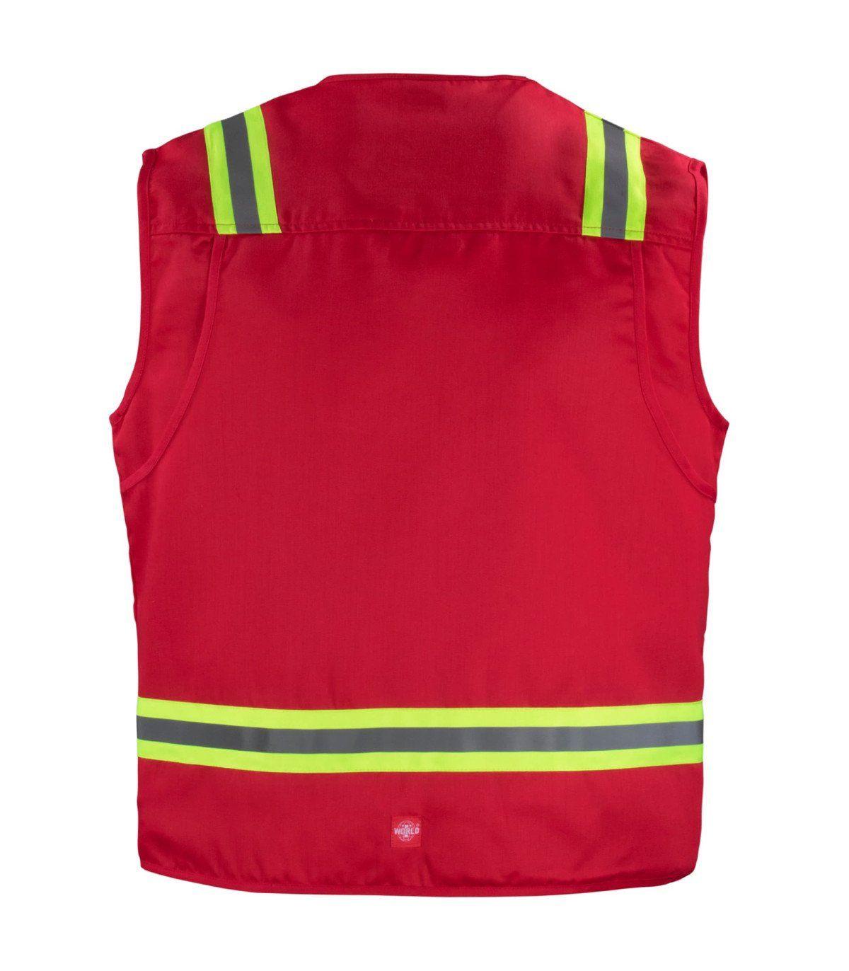 Chaleco Geólogo Gabardina Dual Hi-Vis Con Cinta Día y Noche Hombre-1