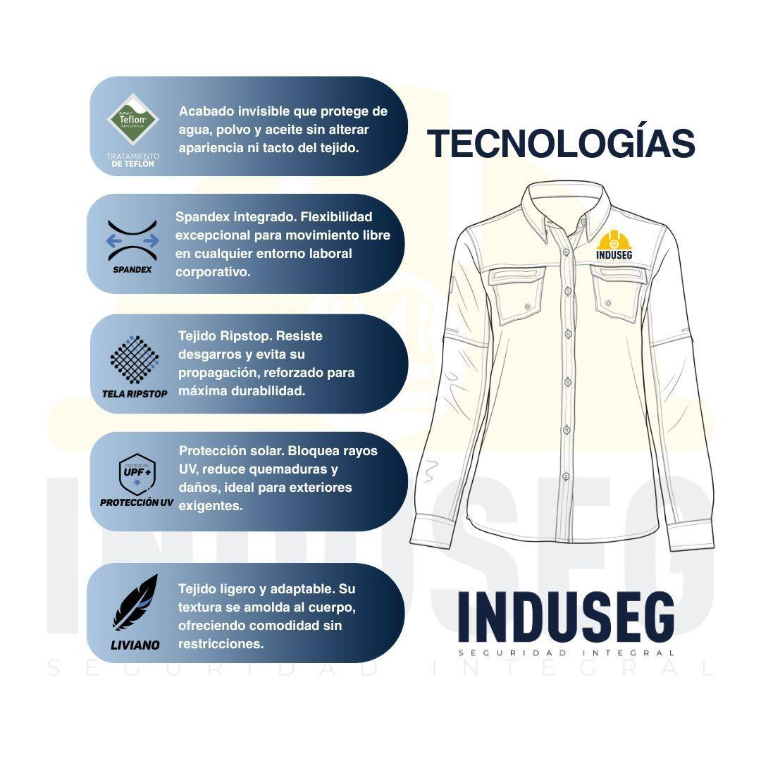 Blusa Mujer Outdoor Jubae Ripstop  UV UPF+50 Transpirable-6