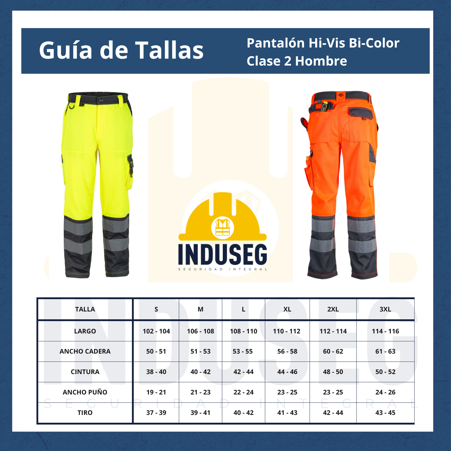 Pantalón Reflectante Bicolor Alta Visibilidad Clase 2 Hombre-5