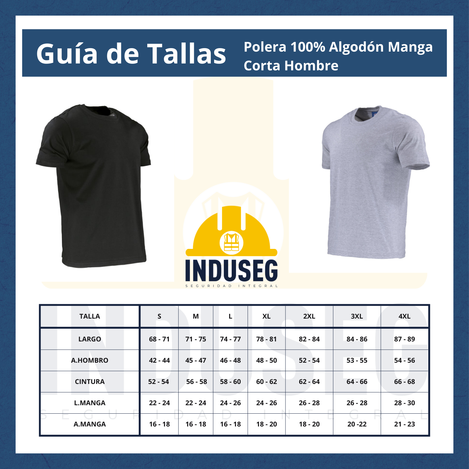 Polera 100 % algodón manga corta básica 170 grs. ideal para estampar-6