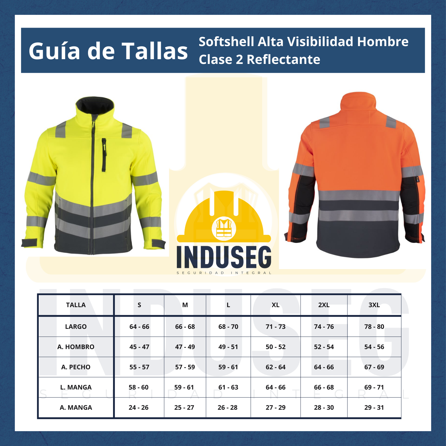 Softshell Alta Visibilidad Hombre Clase 2 Reflectante-7