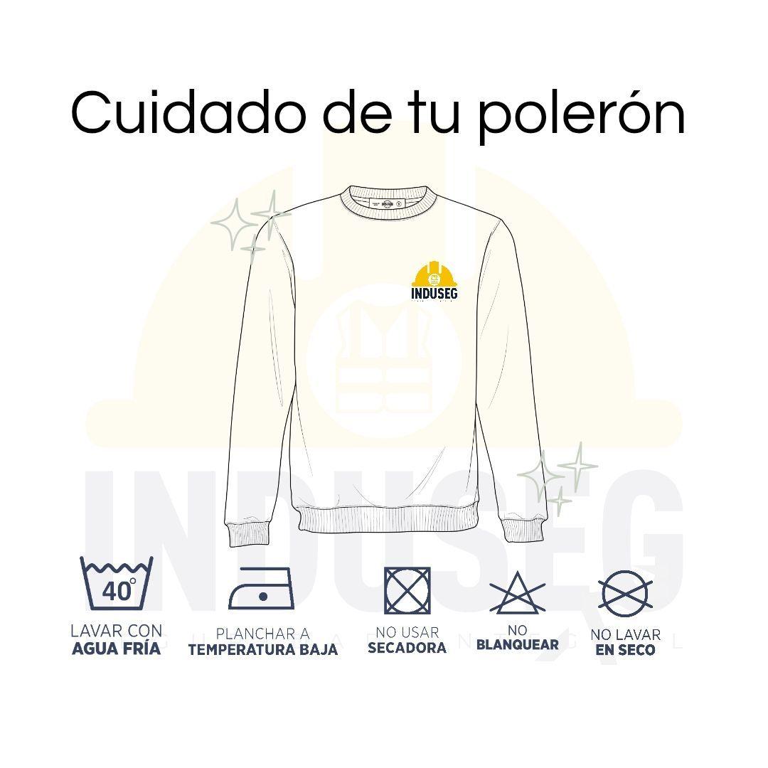 Polerón Unisex Algodón Afranelado Básico Antipilling-4