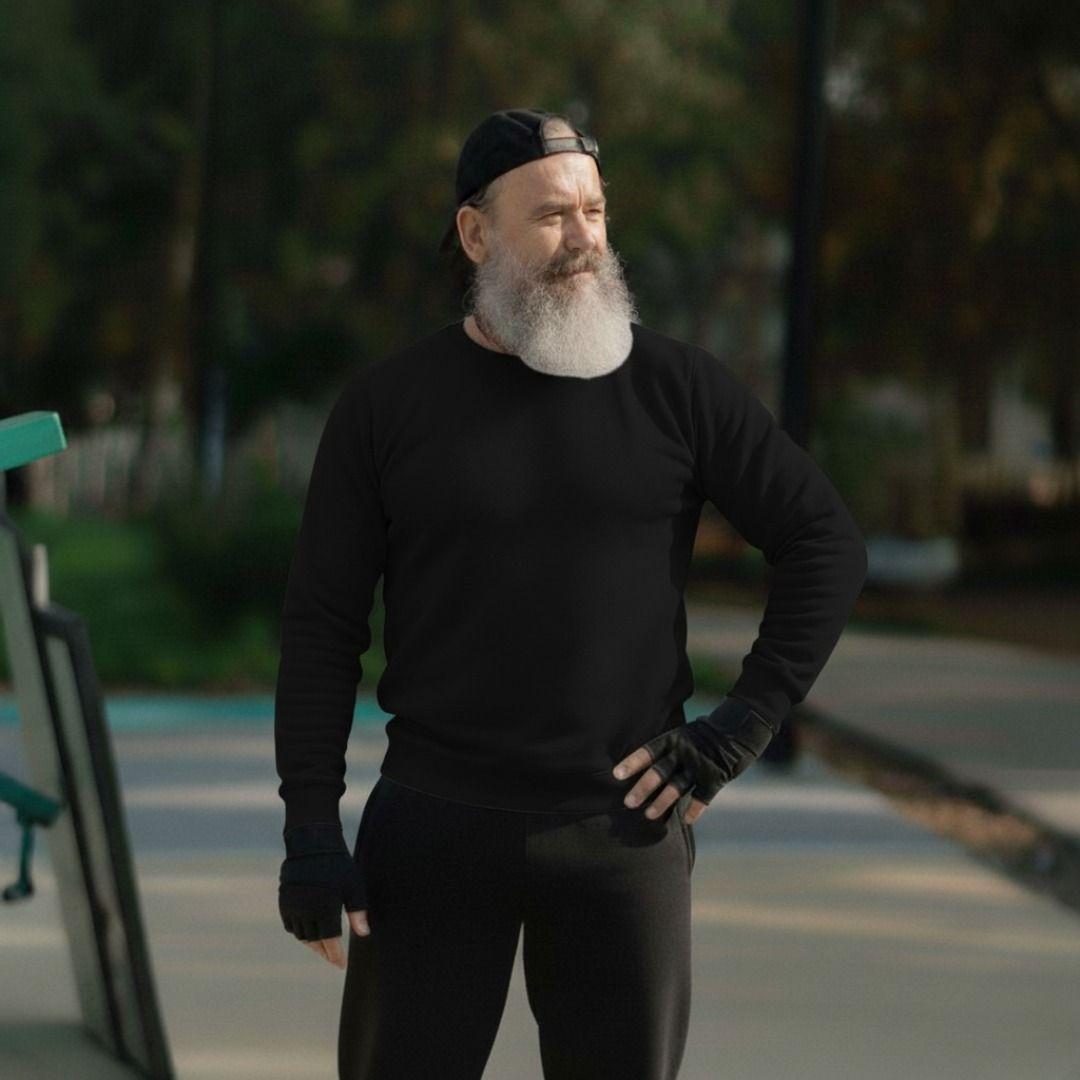 Polerón Unisex Algodón Afranelado Básico Antipilling-2