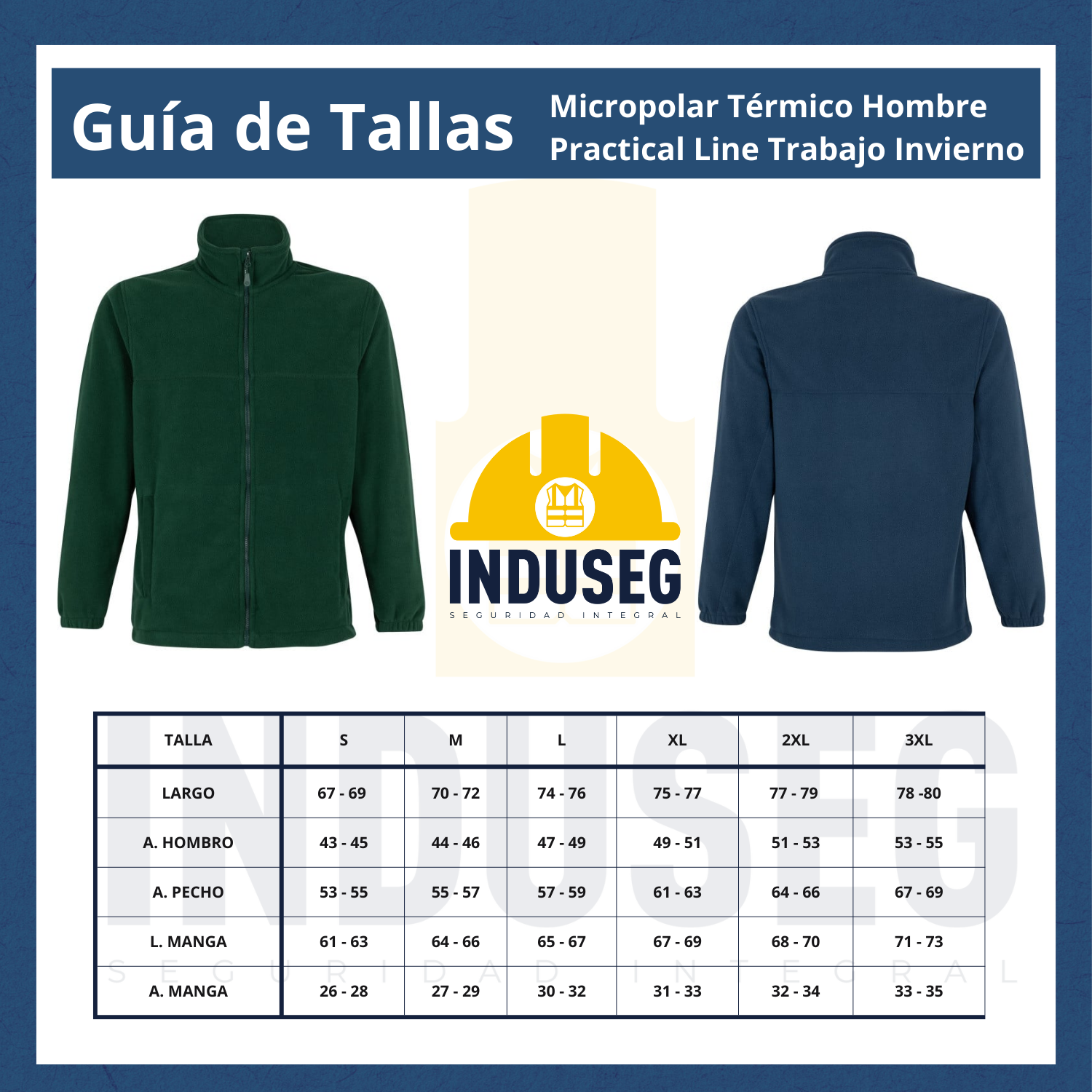 Micropolar Térmico Hombre Practical Line Trabajo Invierno-6