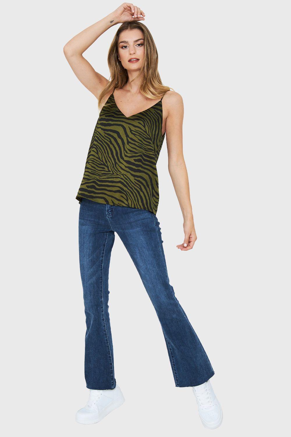 Top Básico Cebra Oliva Nicopoly-1