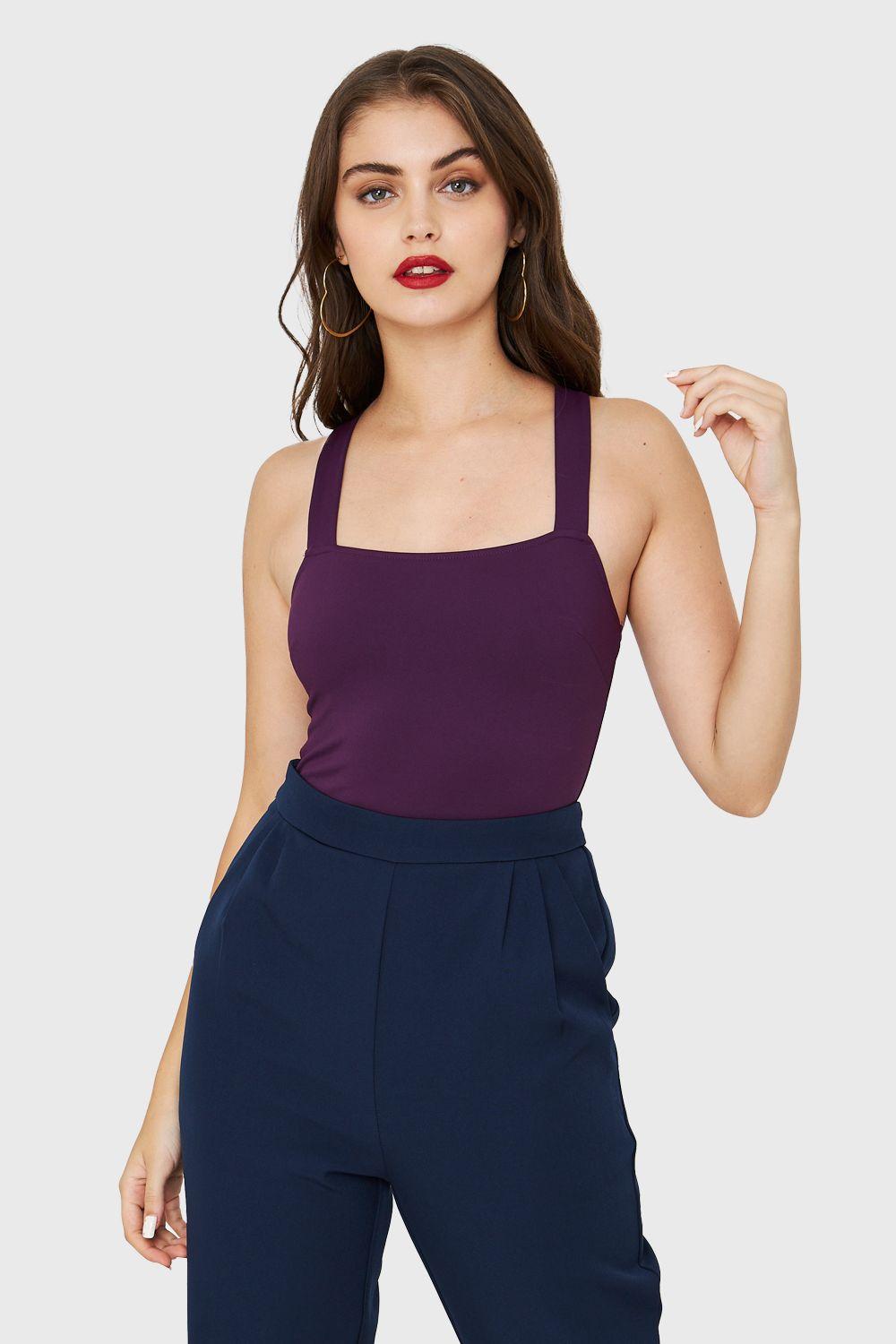 Body Tirante Ancho Morado Nicopoly-3