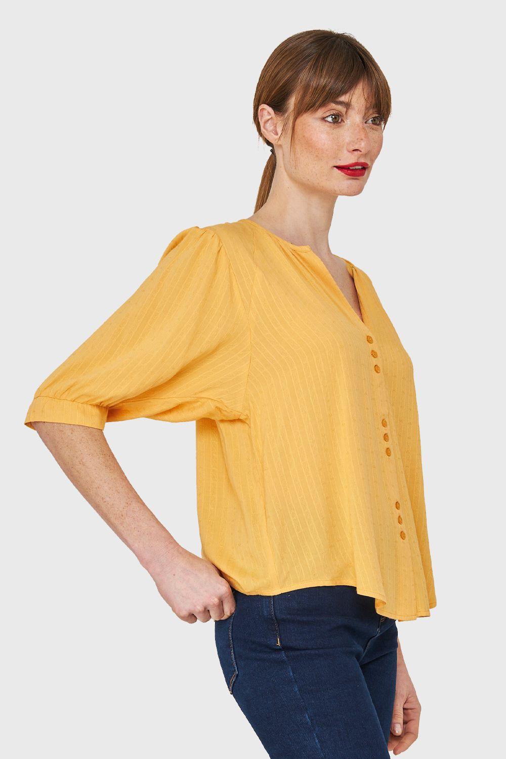 Blusa Holgada Amarillo Nicopoly-2