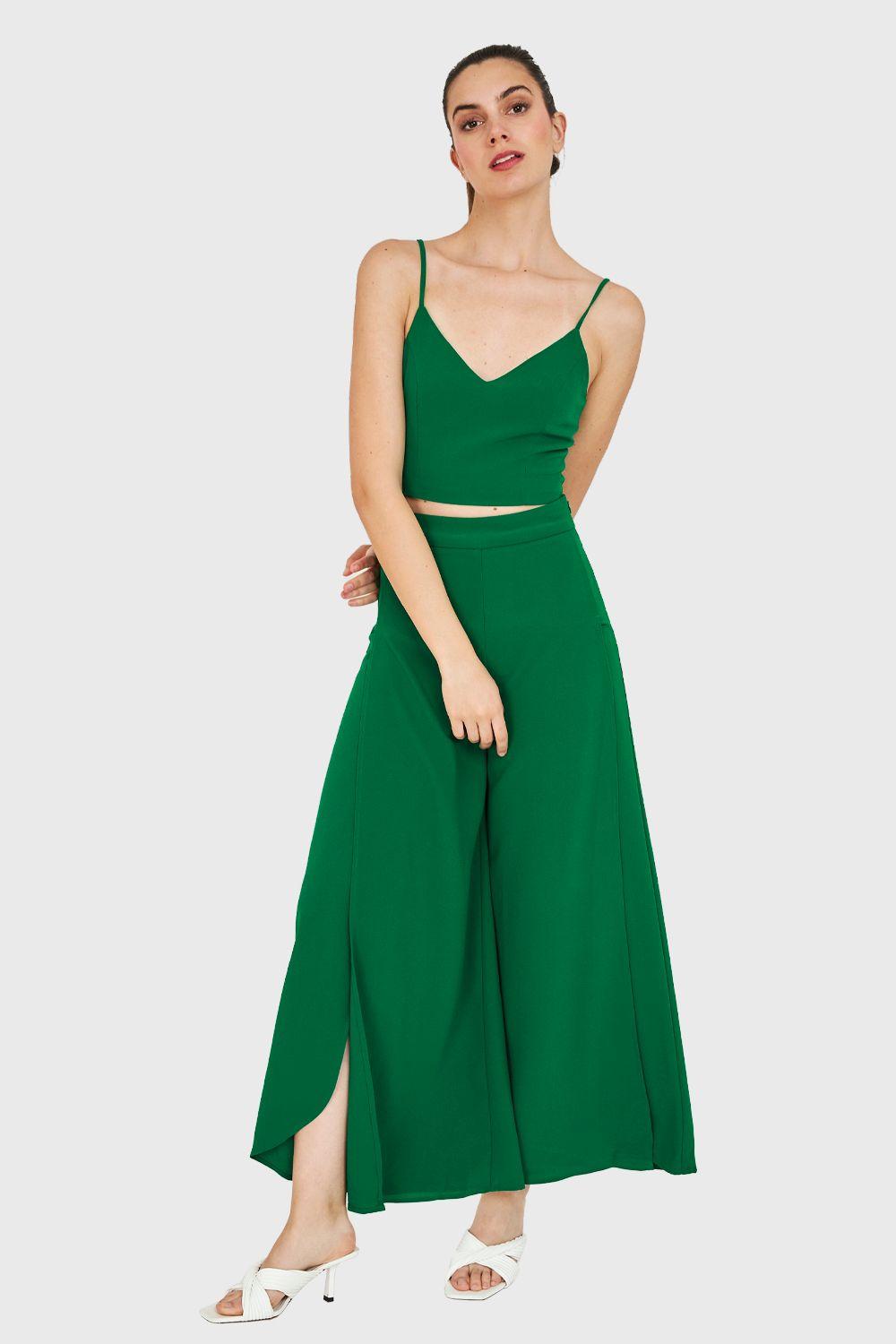 Crop Top Verde Nicopoly-1