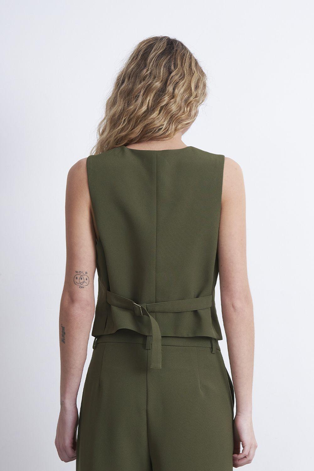 Gilet Básico Ajustable Oliva Nicopoly-3