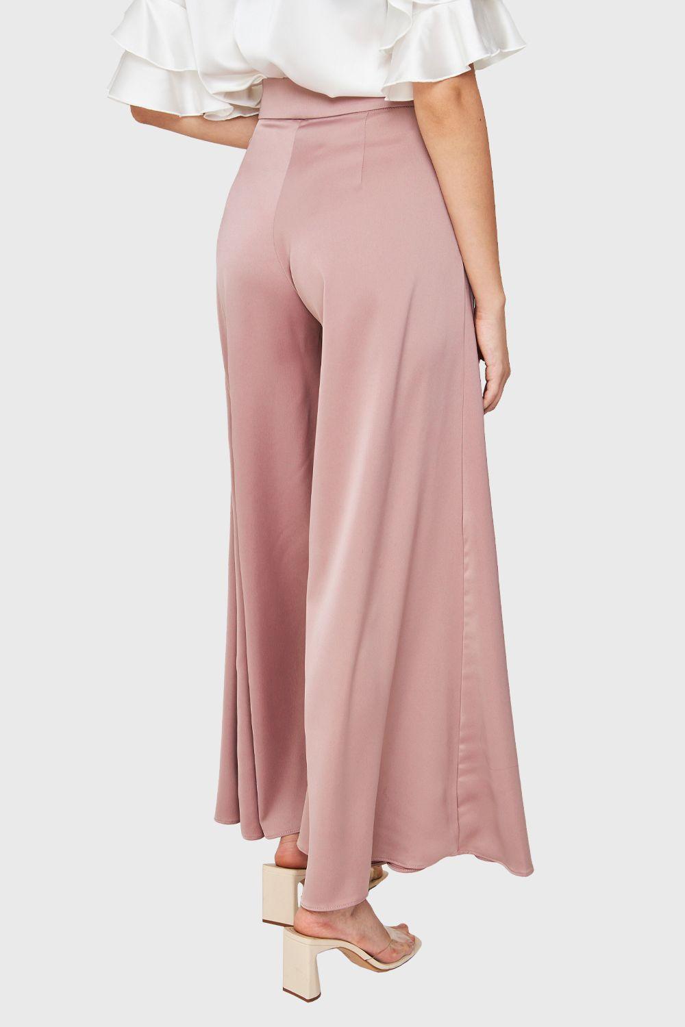 Maxi Palazzo Tipo Satín Rosado Nicopoly-3