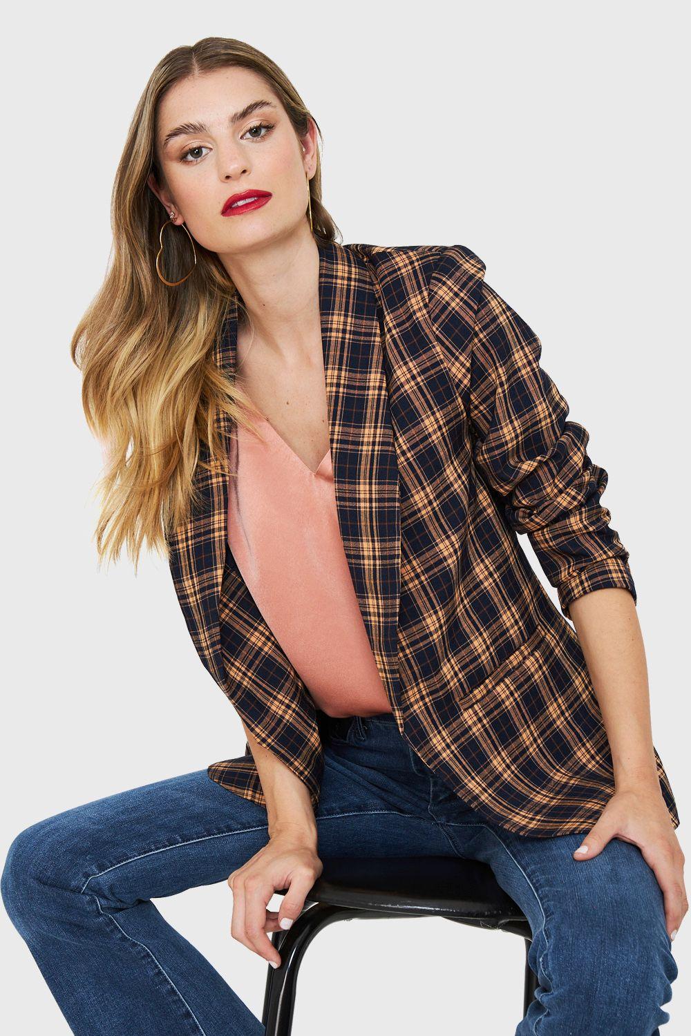 Blazer Escocés Damasco Nicopoly-0