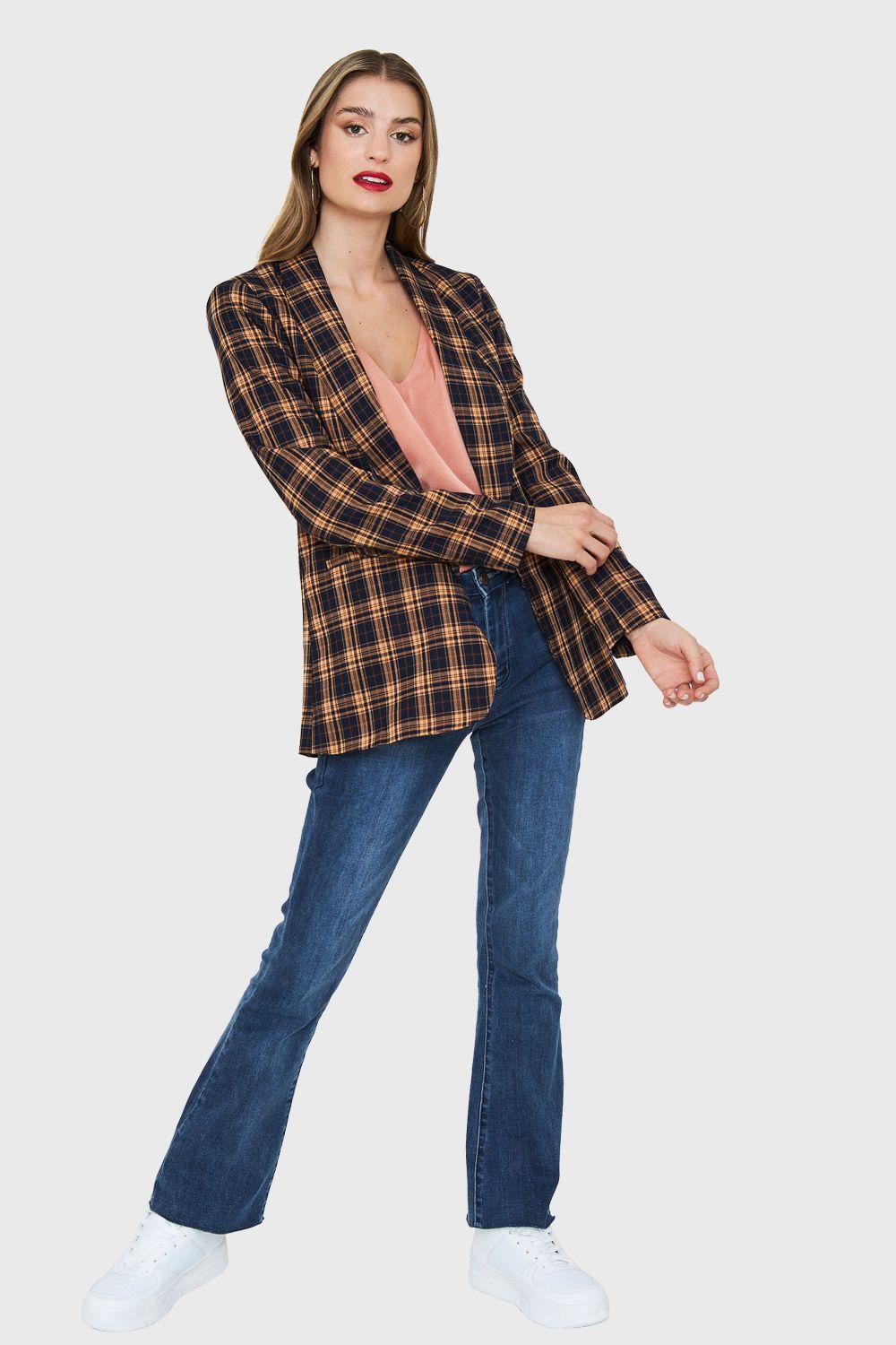 Blazer Escocés Damasco Nicopoly-1