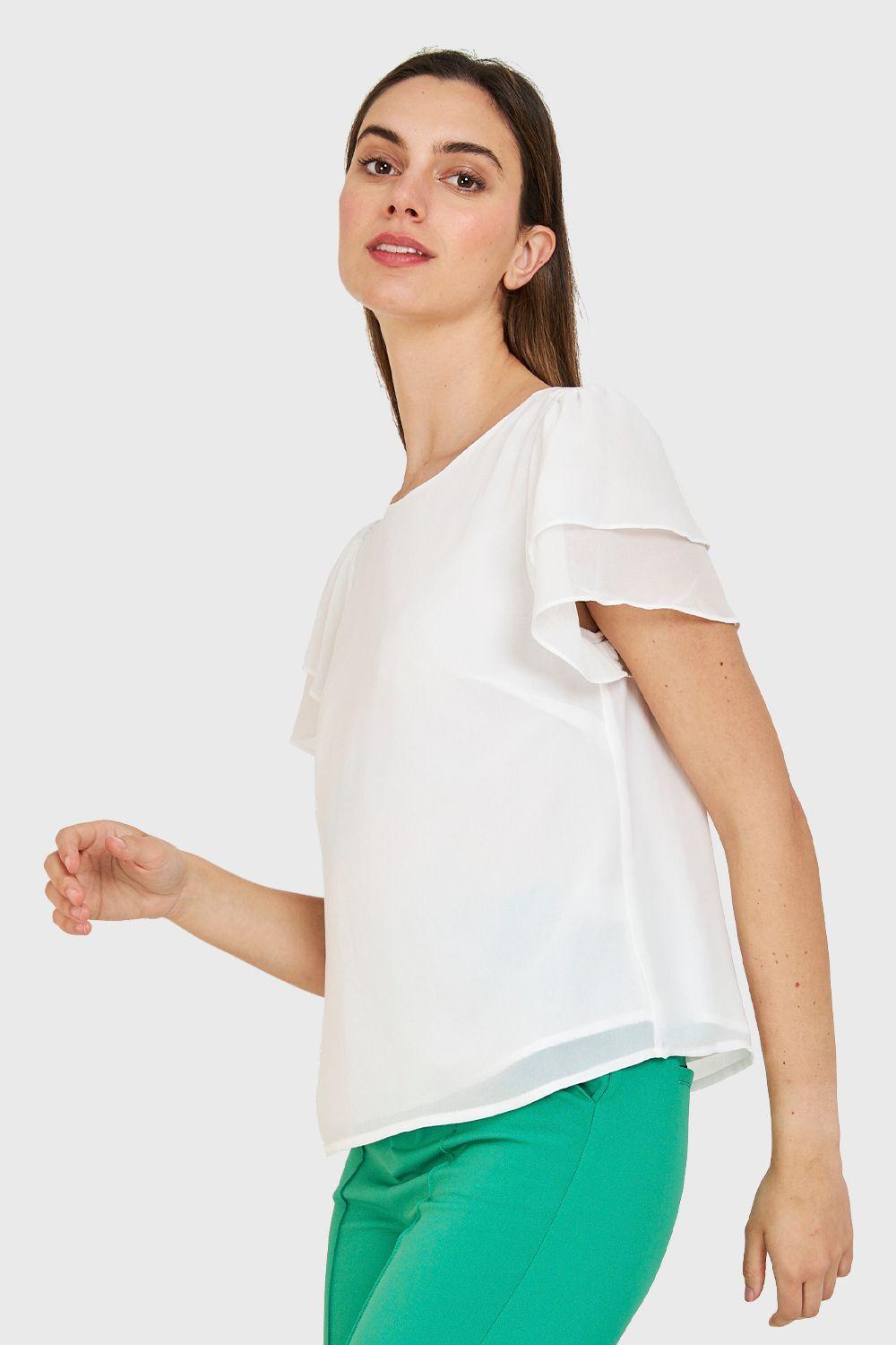 Blusa Básica Vuelos Blanco Nicopoly-2