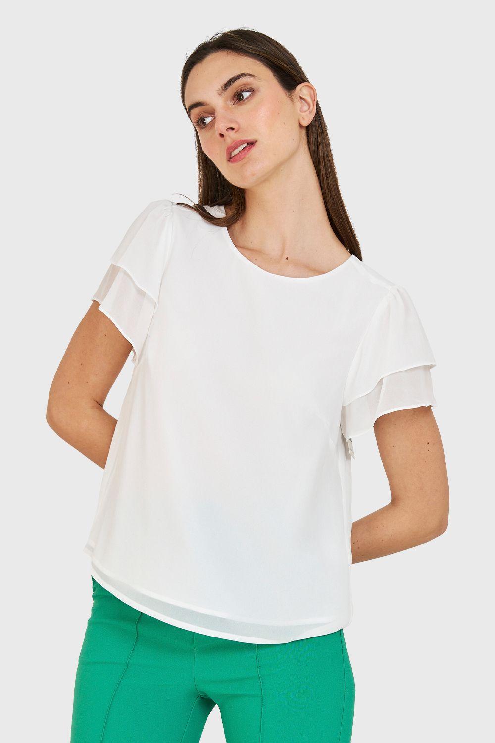 Blusa Básica Vuelos Blanco Nicopoly-0