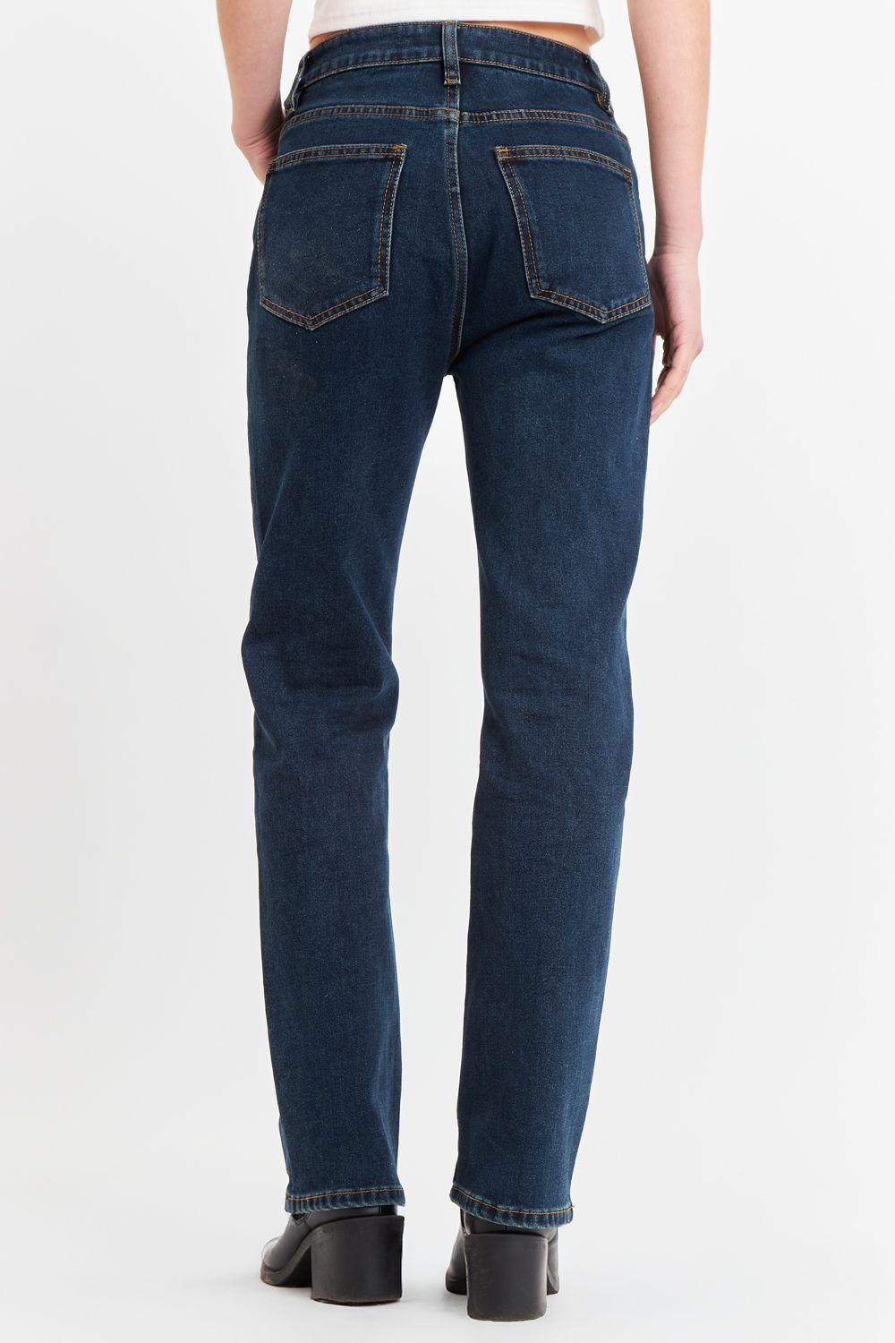 Jeans Básico Recto Azul Marino Nicopoly-3