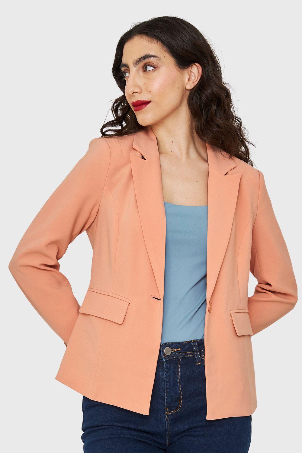 Blazer Bolsillos Solapas Damasco Nicopoly-4