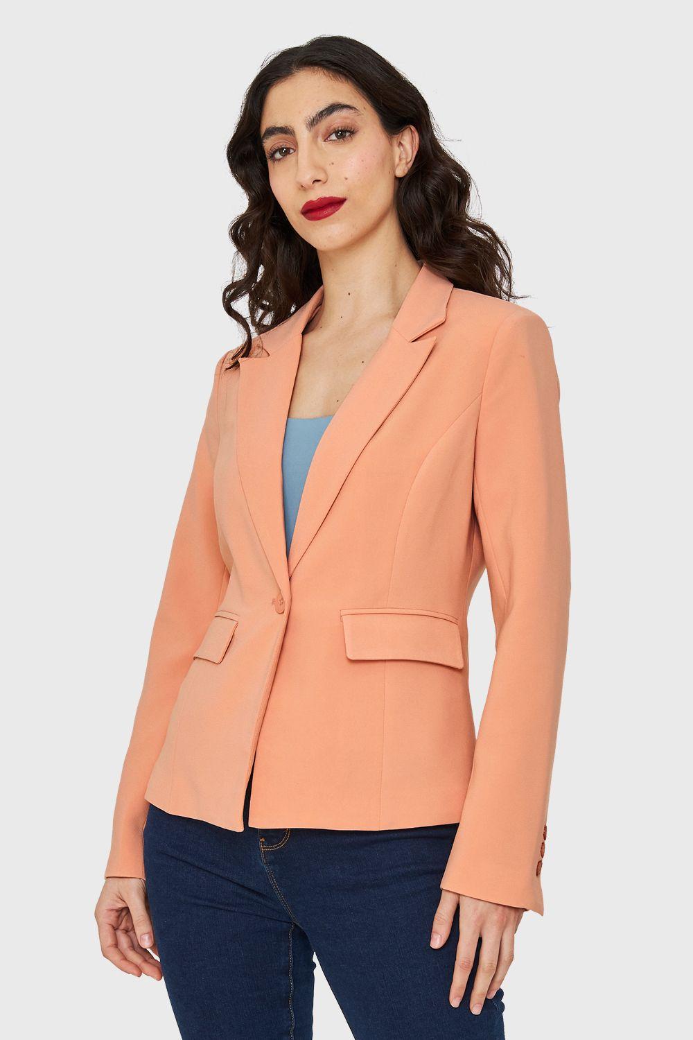 Blazer Bolsillos Solapas Damasco Nicopoly-0