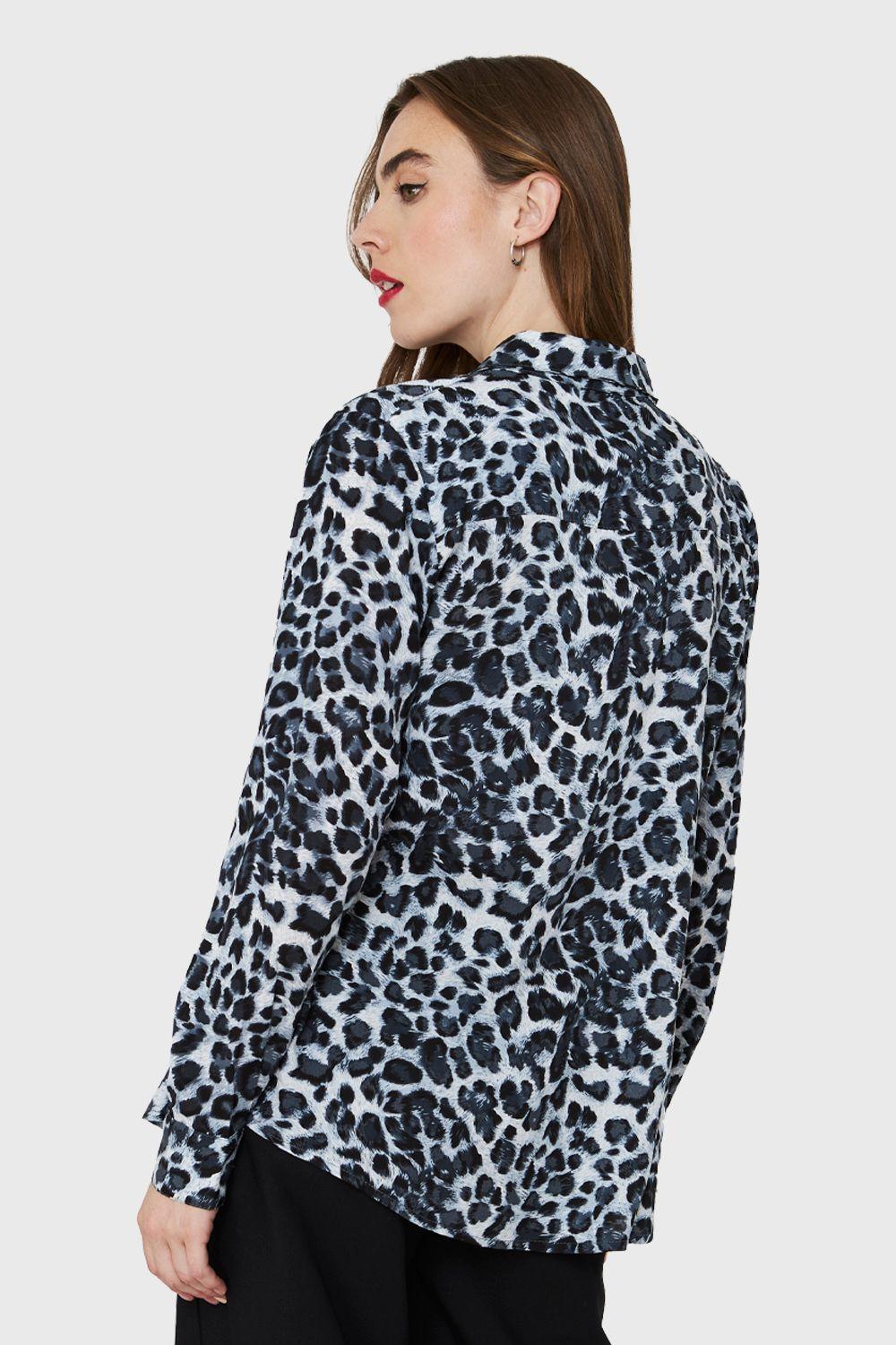 Blusa Leopardo Gris Nicopoly-3