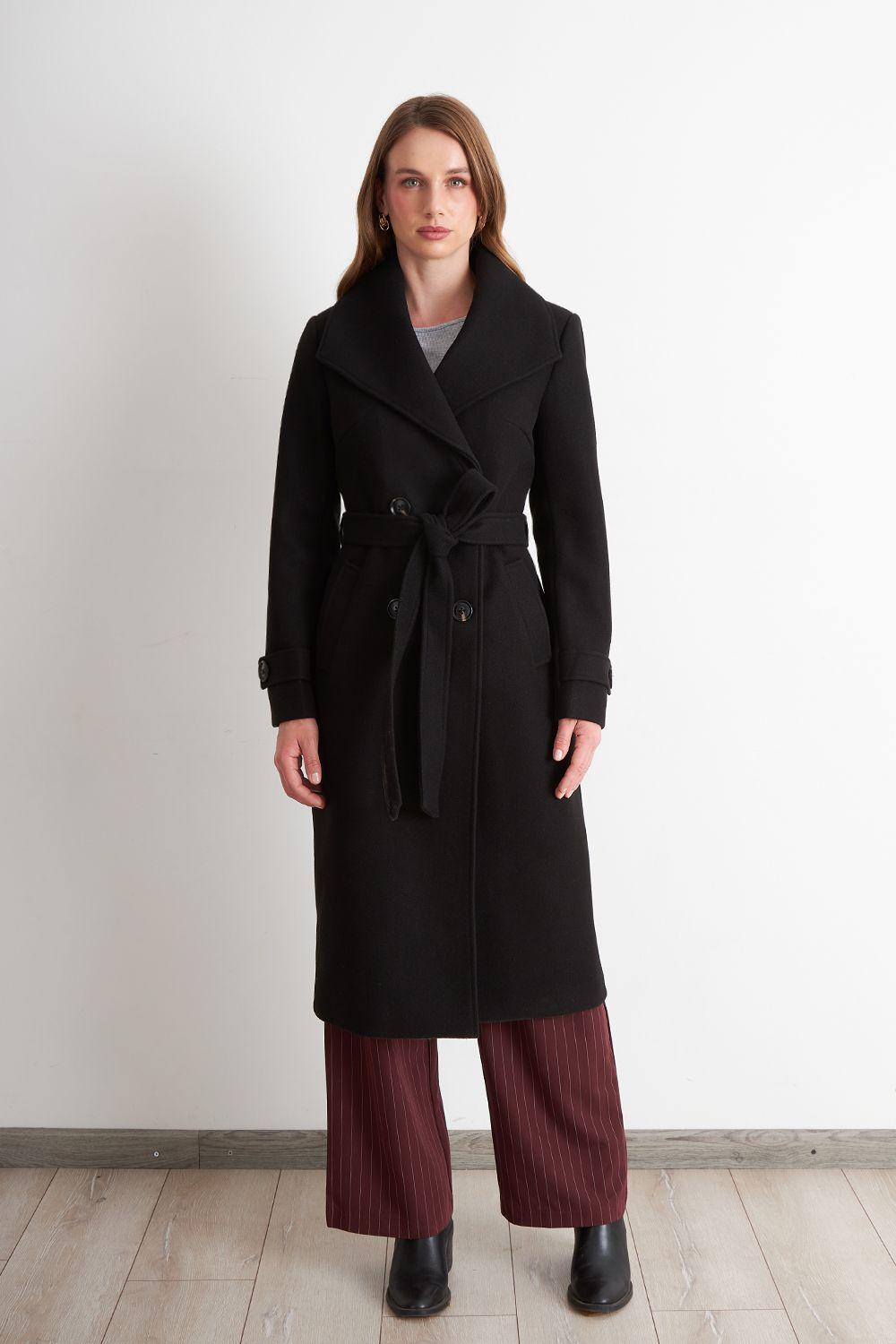 Abrigo Largo Lazo Negro Nicopoly-1