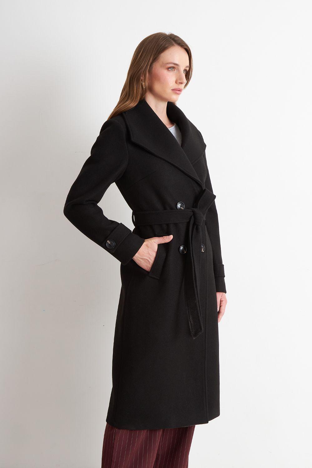 Abrigo Largo Lazo Negro Nicopoly-2