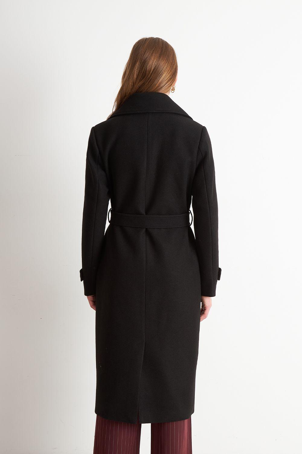 Abrigo Largo Lazo Negro Nicopoly-3