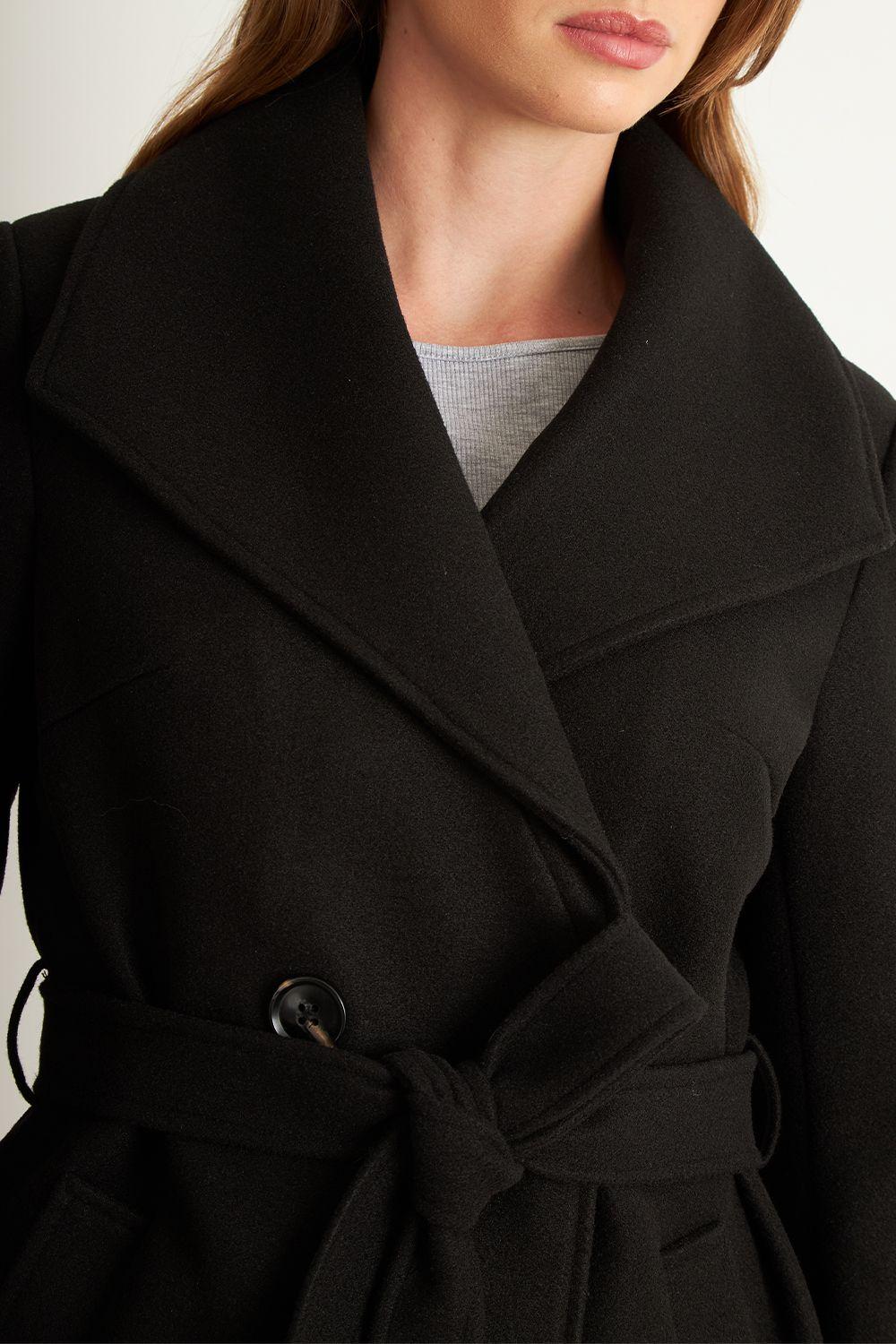 Abrigo Largo Lazo Negro Nicopoly-5