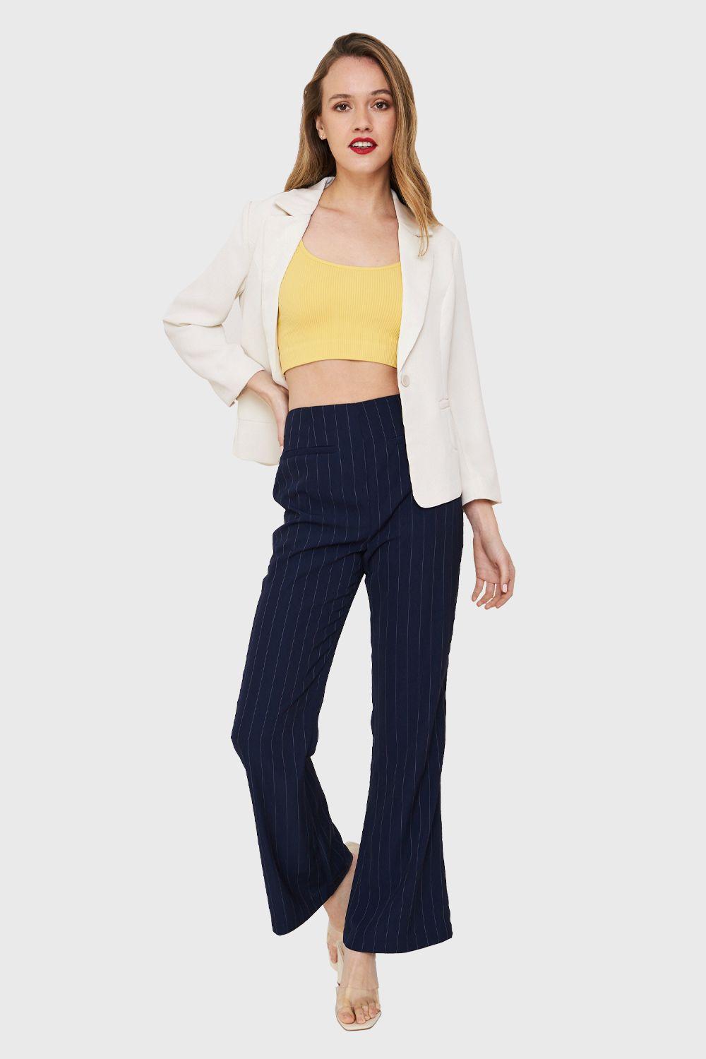 Blazer Corto Blanco Nicopoly-1