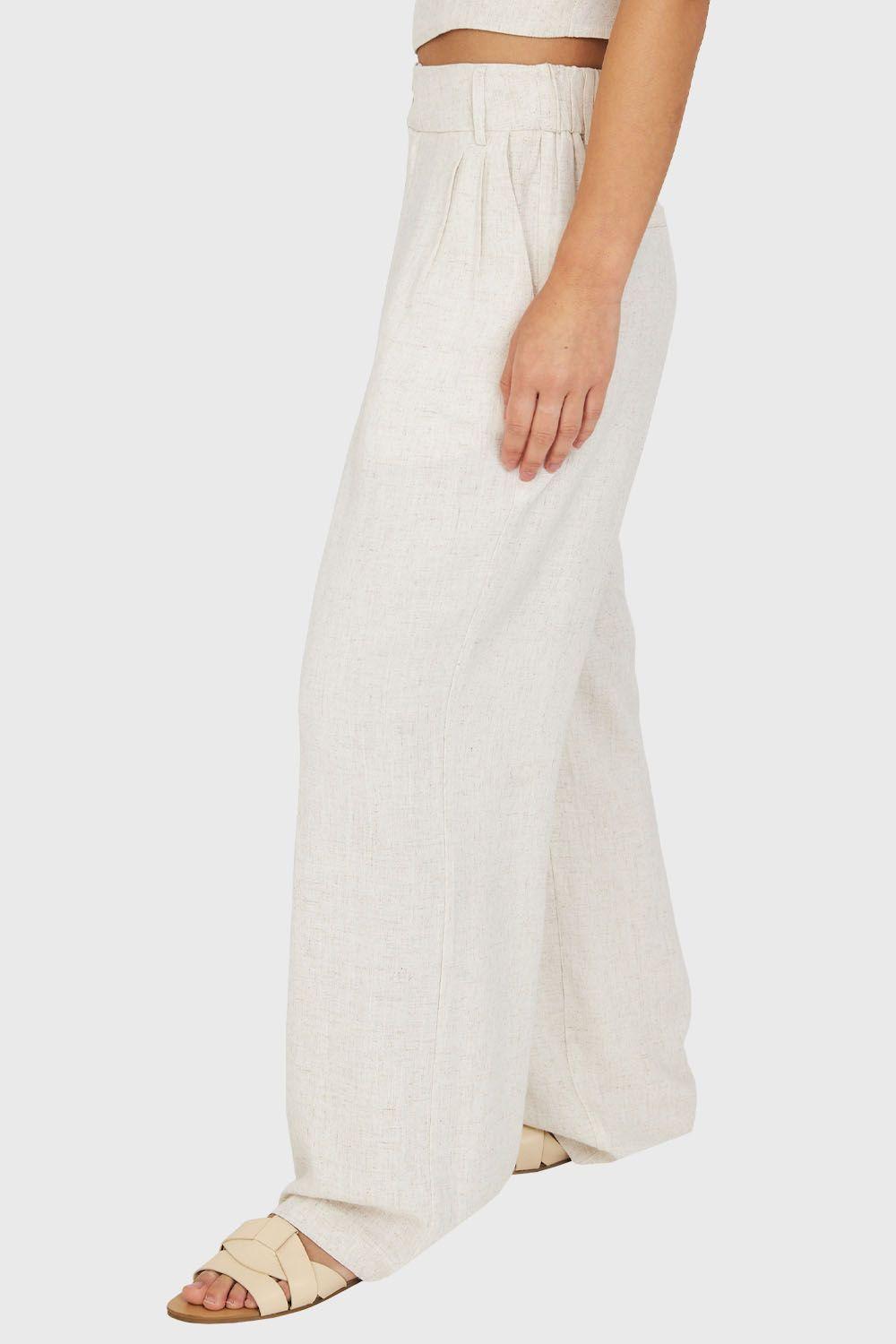Pantalón Dos Botones Blanco Invierno Nicopoly-2