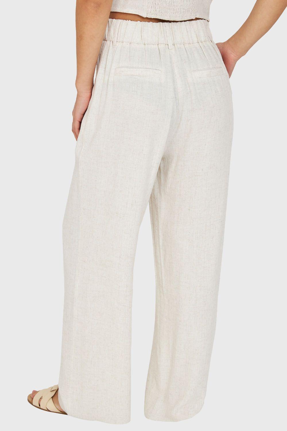 Pantalón Dos Botones Blanco Invierno Nicopoly-3