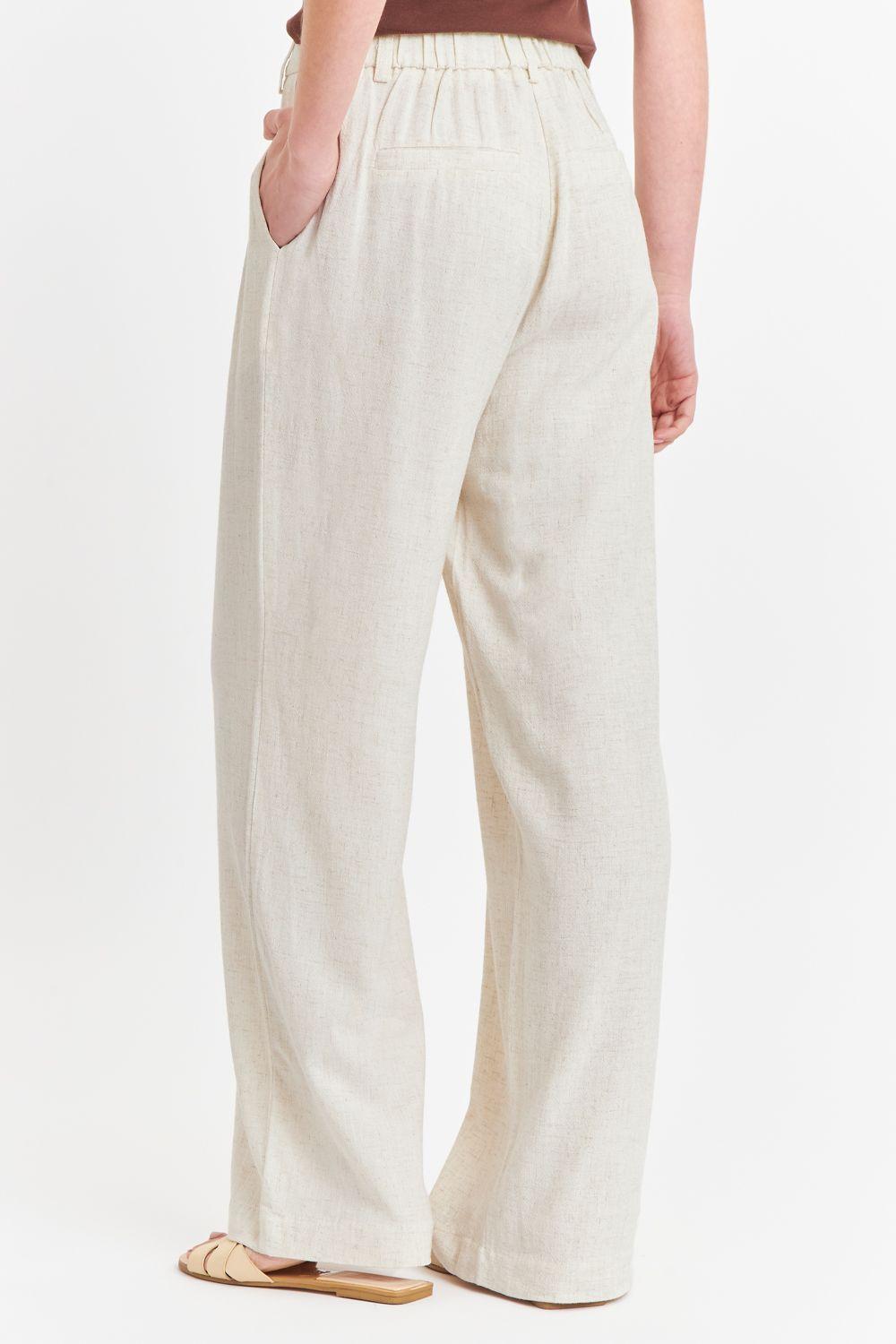 Pantalón Dos Botones Blanco Invierno Nicopoly-3