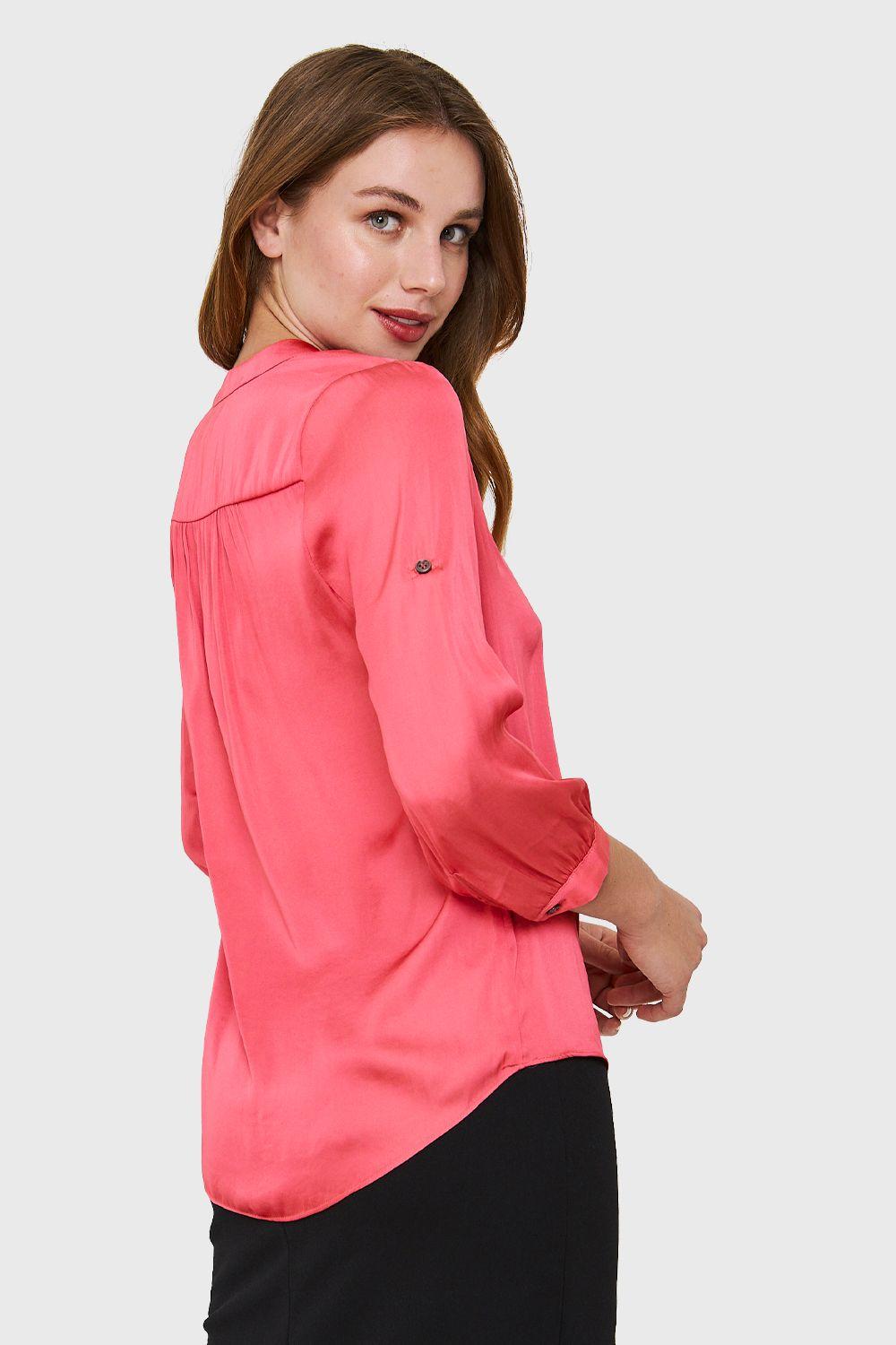 Blusa Manga Ajustable Rosado Nicopoly-3