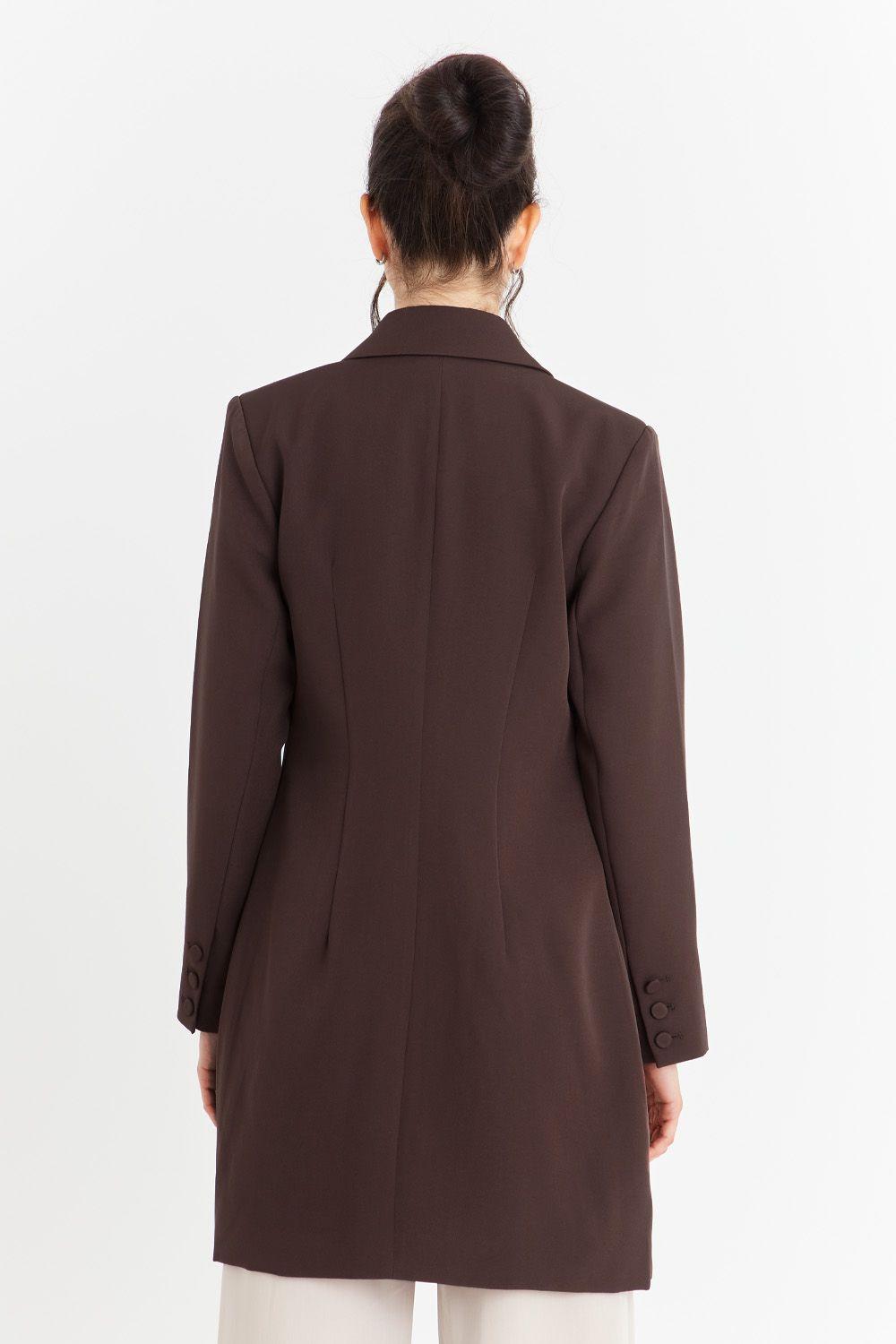 Blazer 6 Botones Marrón Nicopoly-3